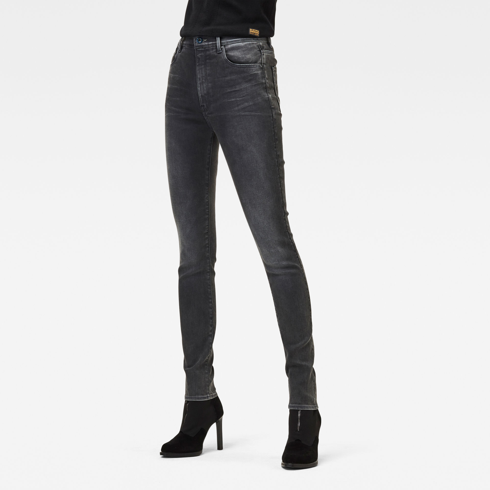 Kafey Ultra High Skinny jeans | Black | G-Star RAW®