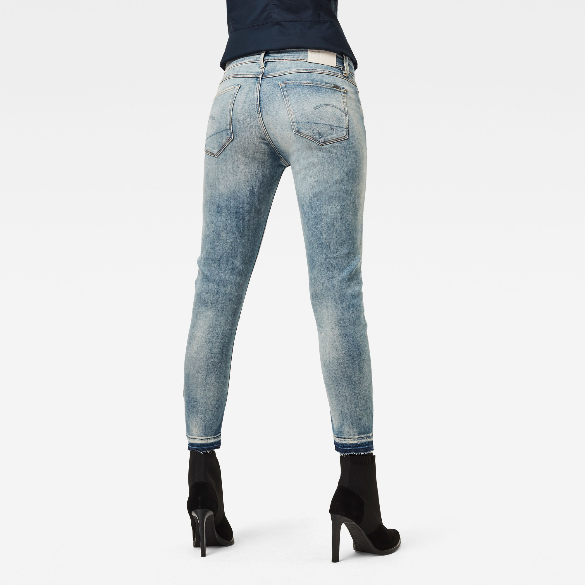 3301 Mid Skinny RP Ankle Jeans | Medium blue | G-Star RAW®