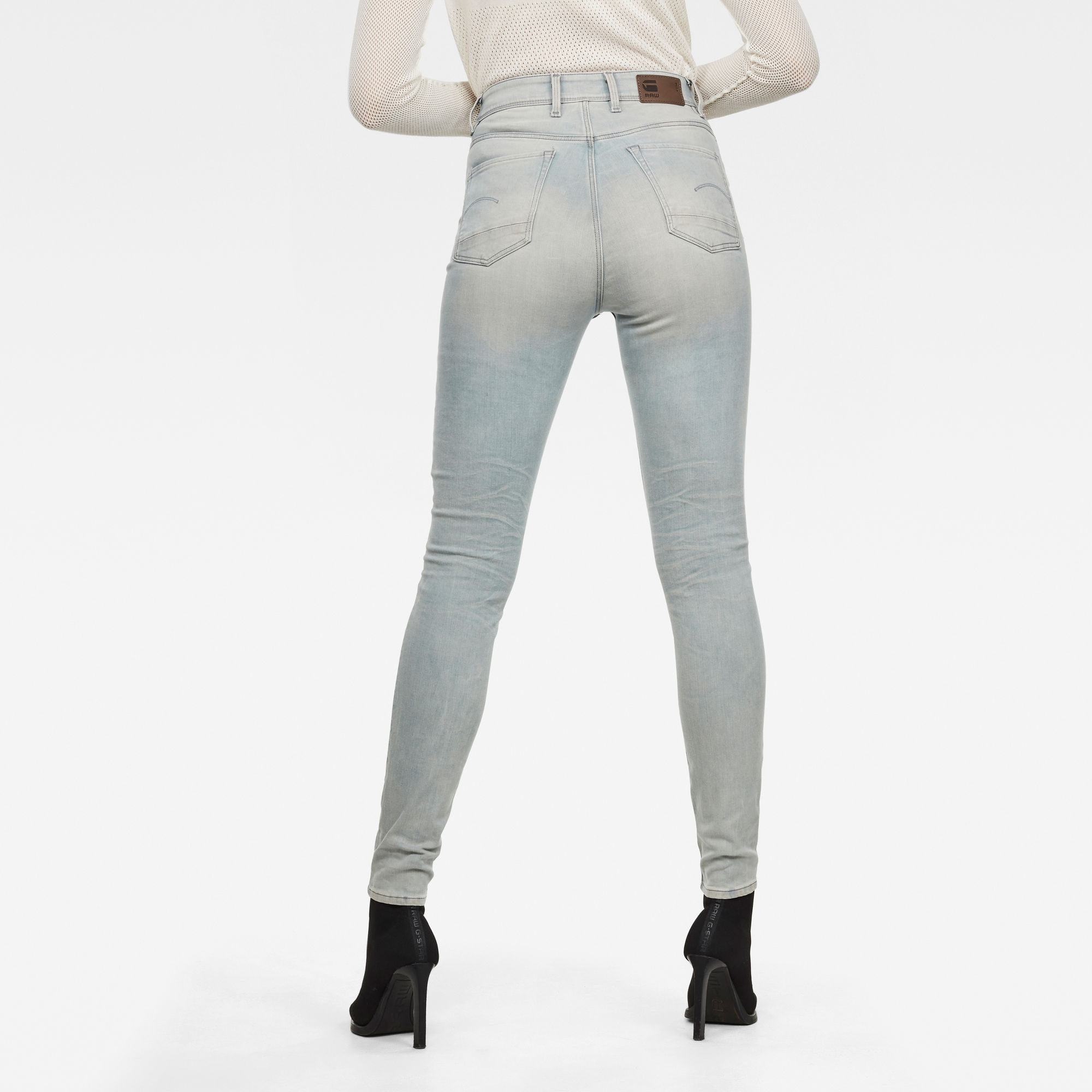 Kafey Ultra High Skinny Jeans | Light blue | G-Star RAW®