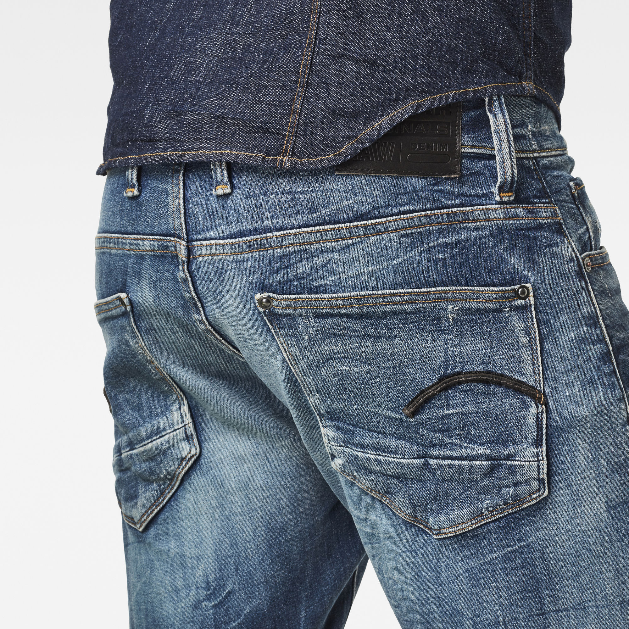 Revend Skinny Originals Jeans | Medium blue | G-Star RAW®