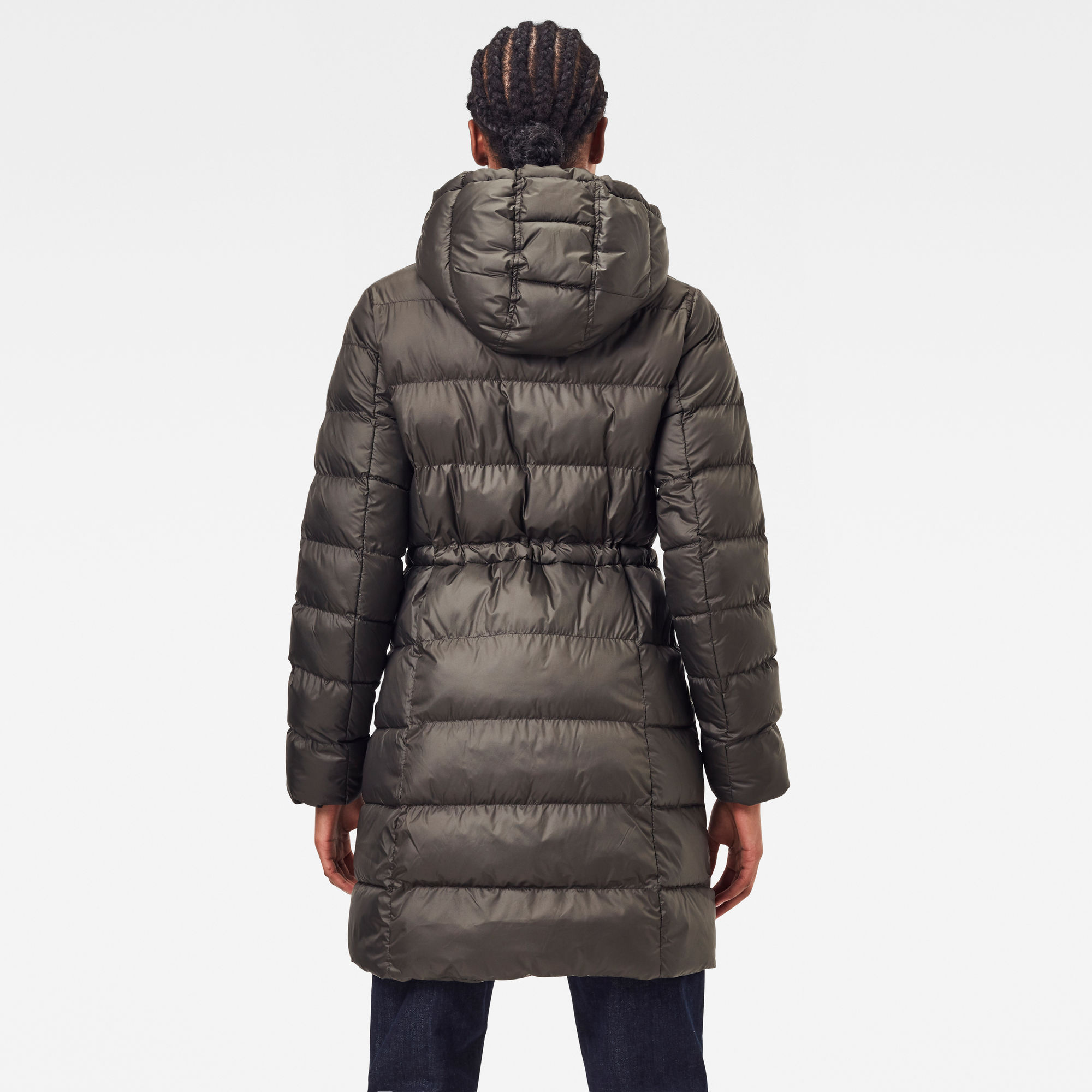 Whistler Hooded Slim Long Coat | Grey | G-Star RAW®