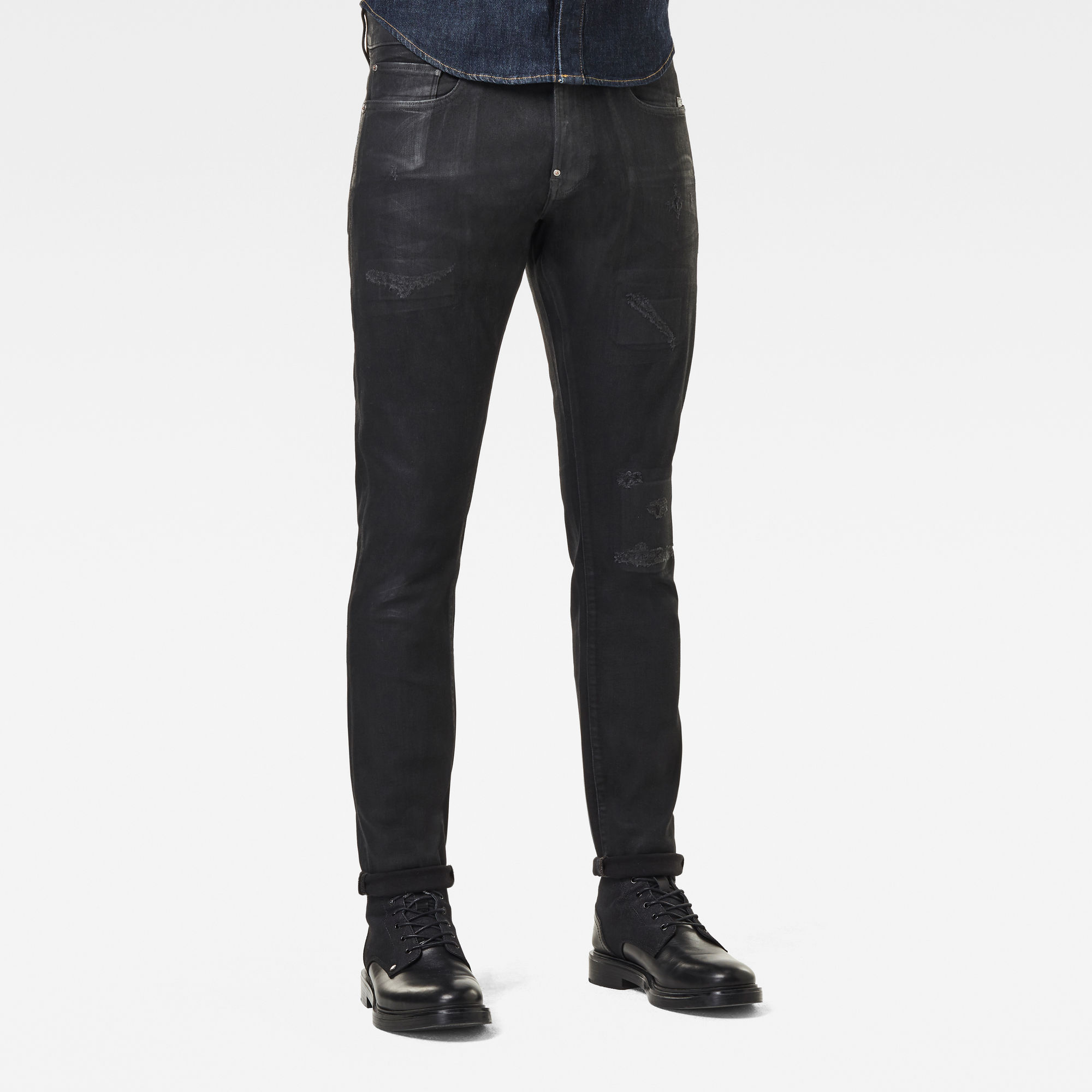 Revend Skinny Jeans | black radiant cobler restored | G-Star RAW®