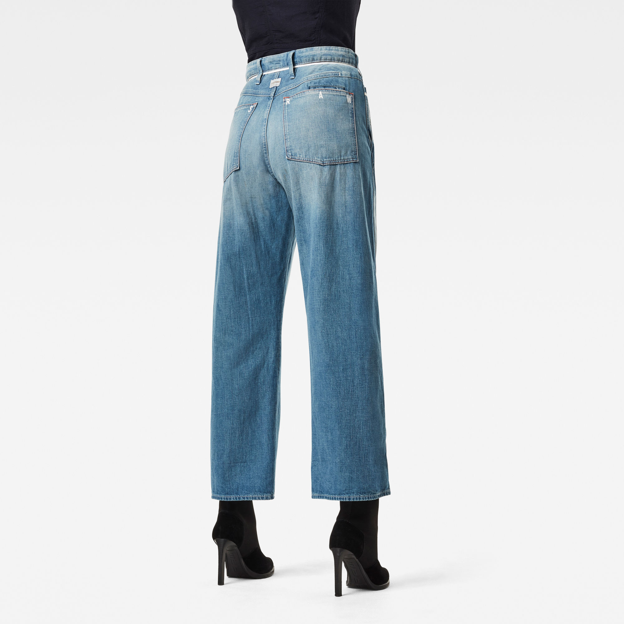 Lintell High Dad Jeans | Medium blue | G-Star RAW®