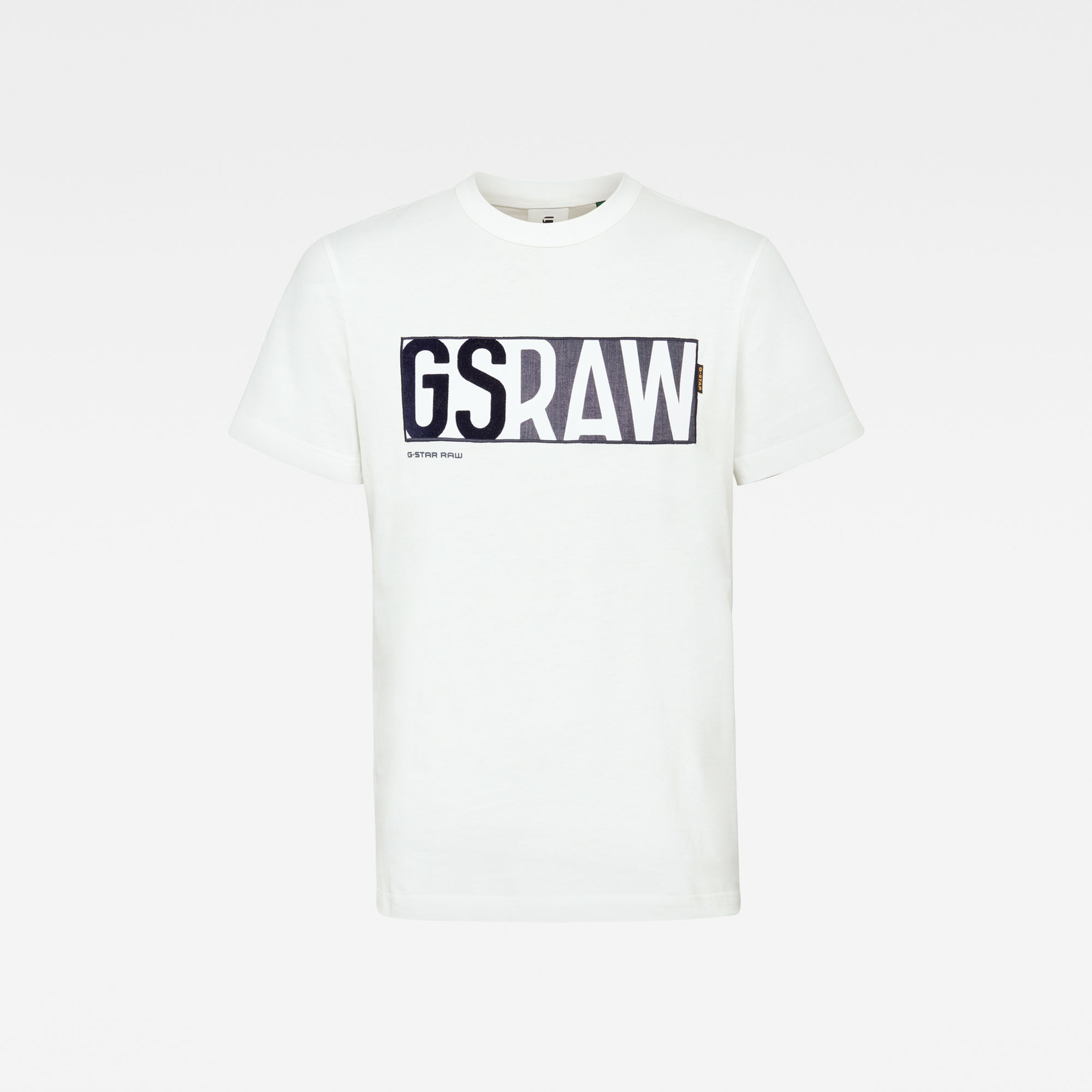 GS RAW Denim Logo T-Shirt | Beige | G-Star RAW®