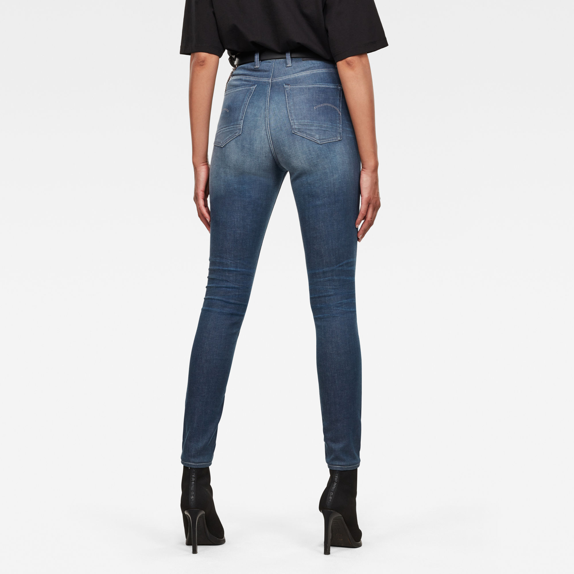 Kafey Ultra High Skinny Jeans | Dark blue | G-Star RAW®