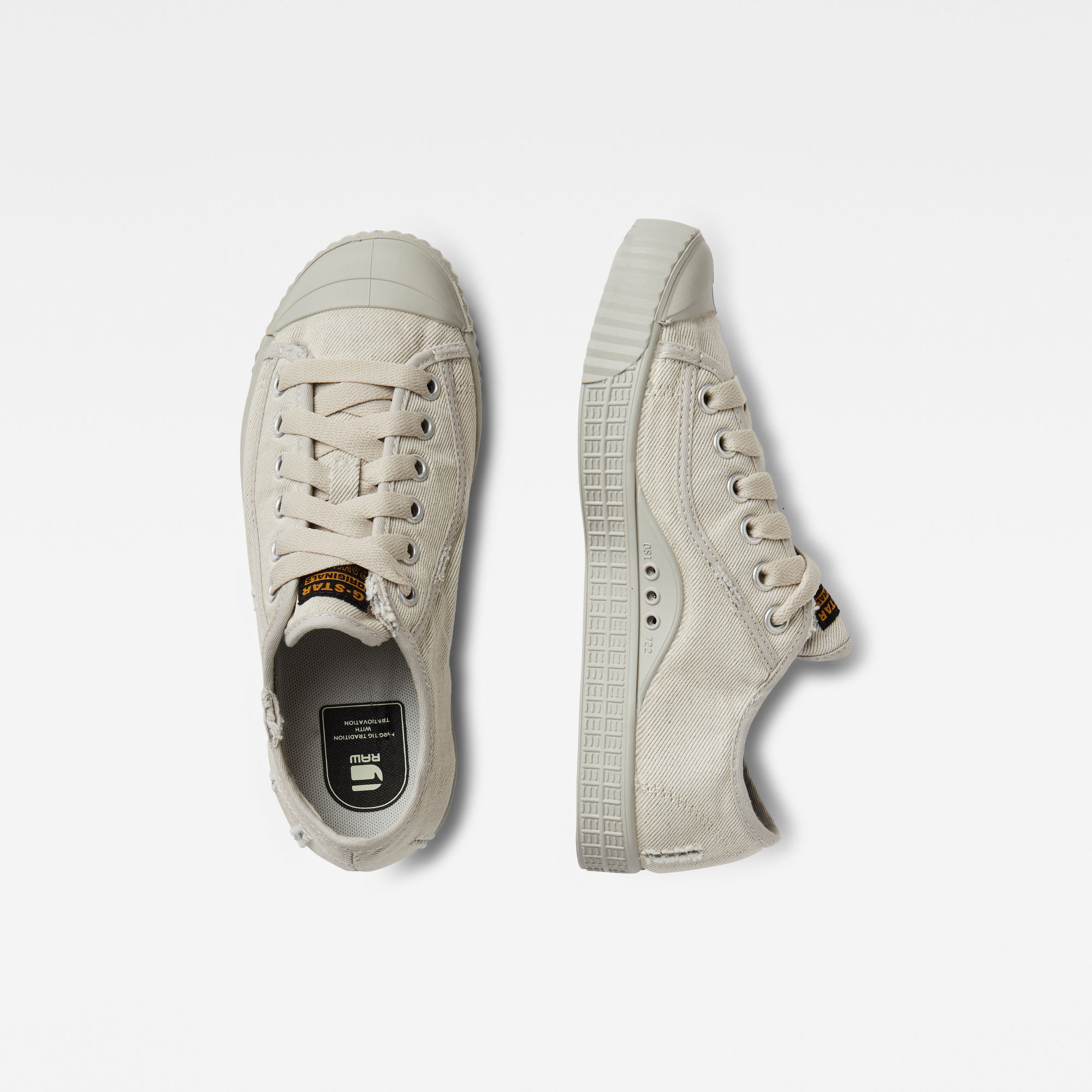 sneakers with raw denim