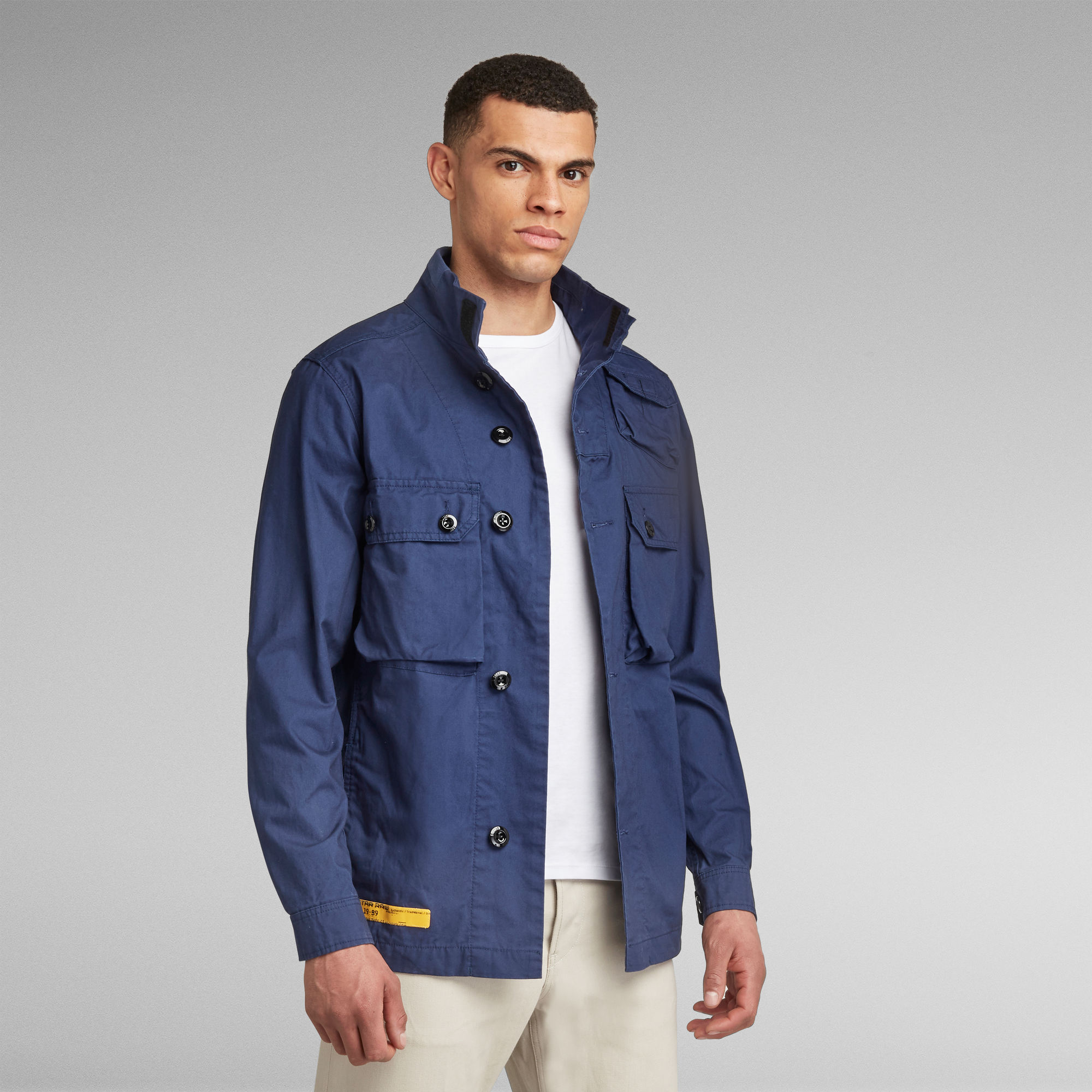 Utility Straight Overshirt | Dark blue | G-Star RAW®