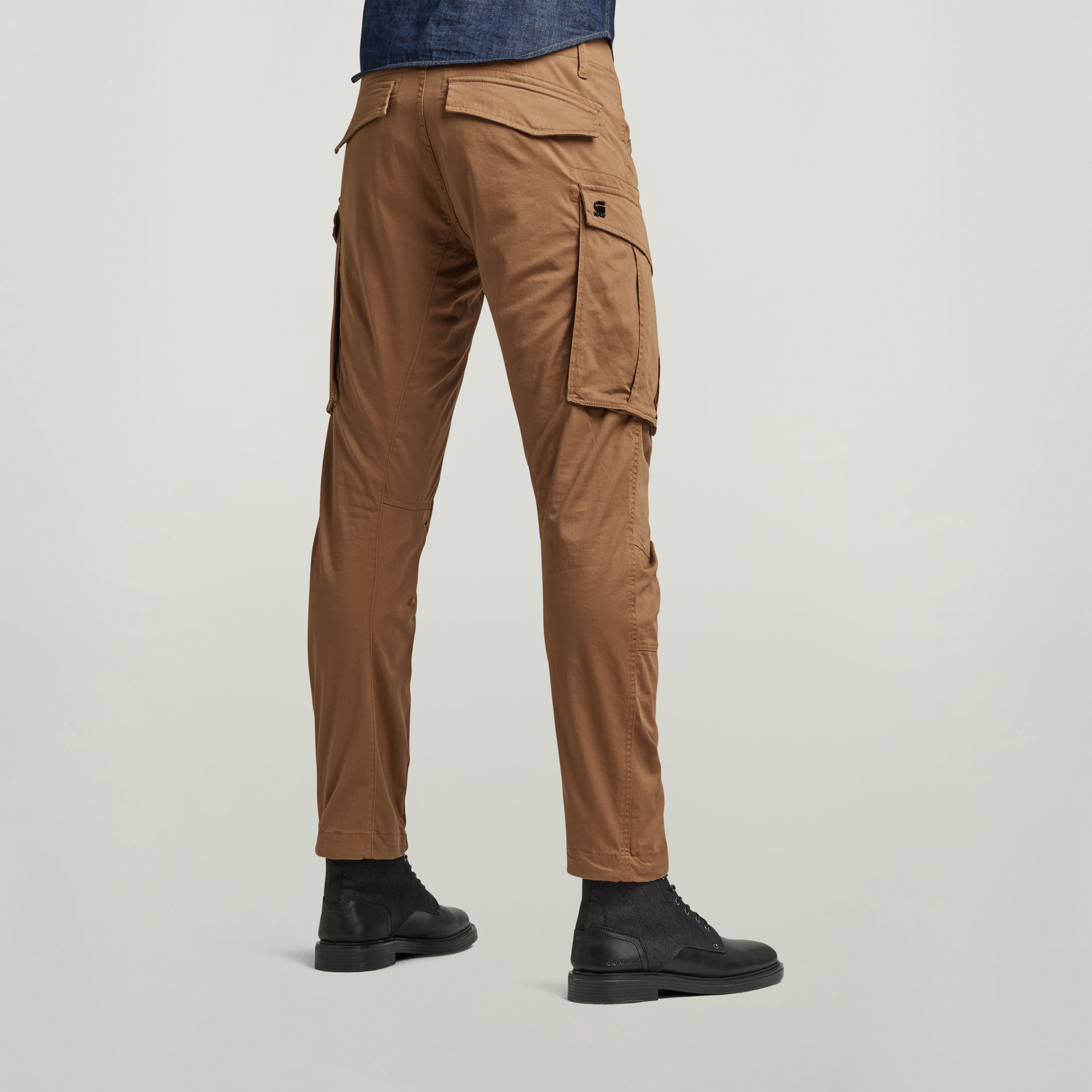 Rovic Zip 3D Straight Tapered Pants Brown GStar RAW®