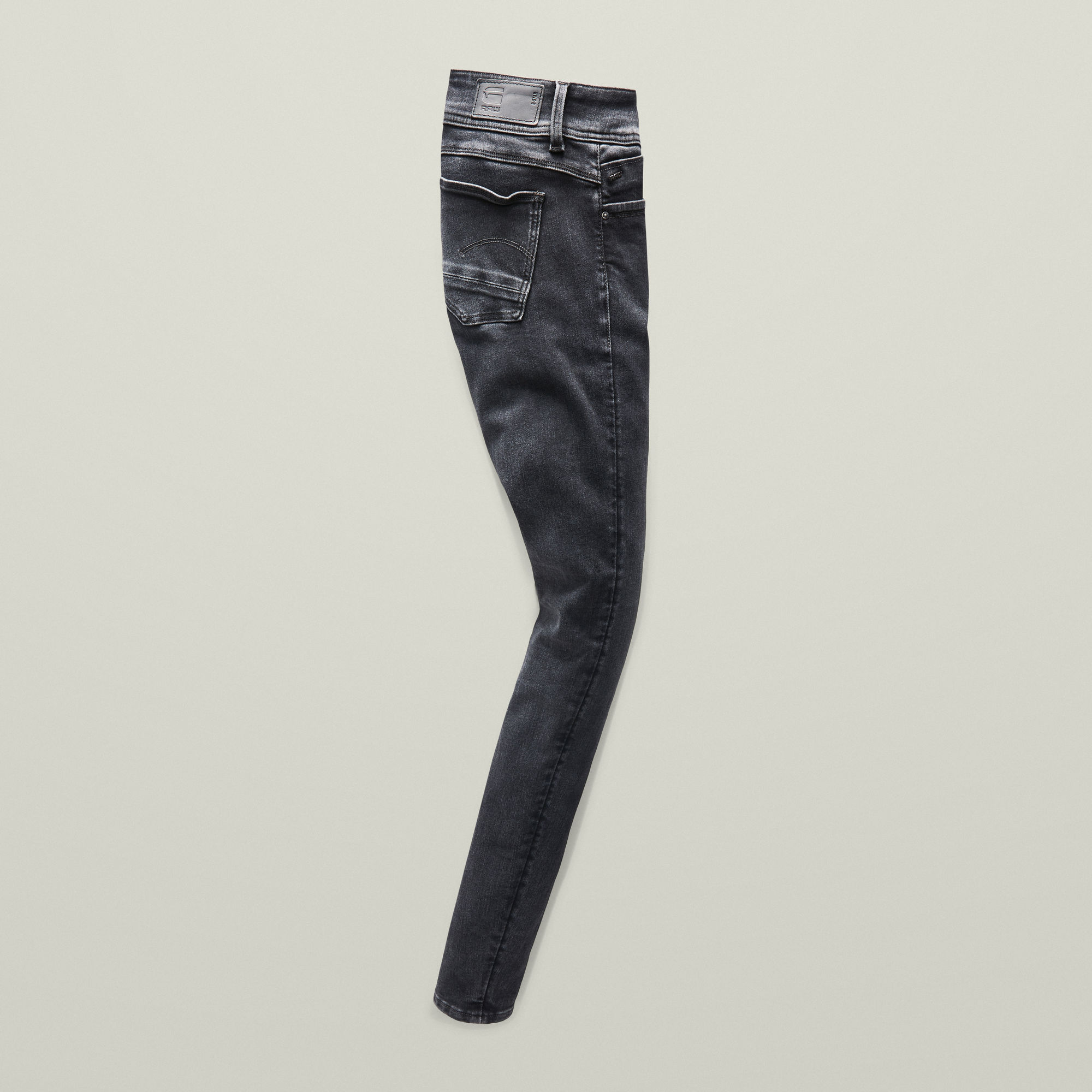 Lynn Mid Super Skinny Jeans Grey G Star Raw