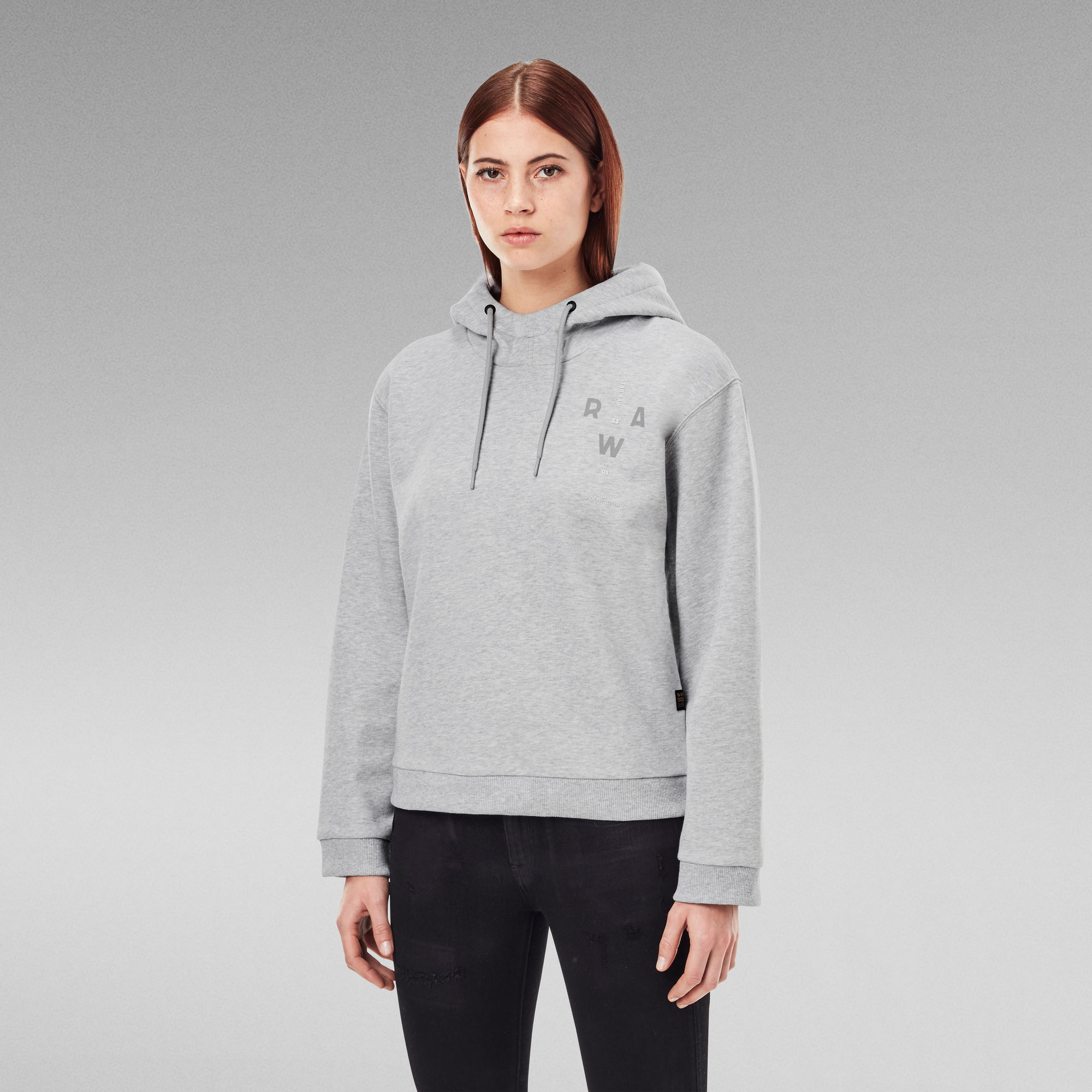 Graphic Hooded Sweater | Grey | G-Star RAW®
