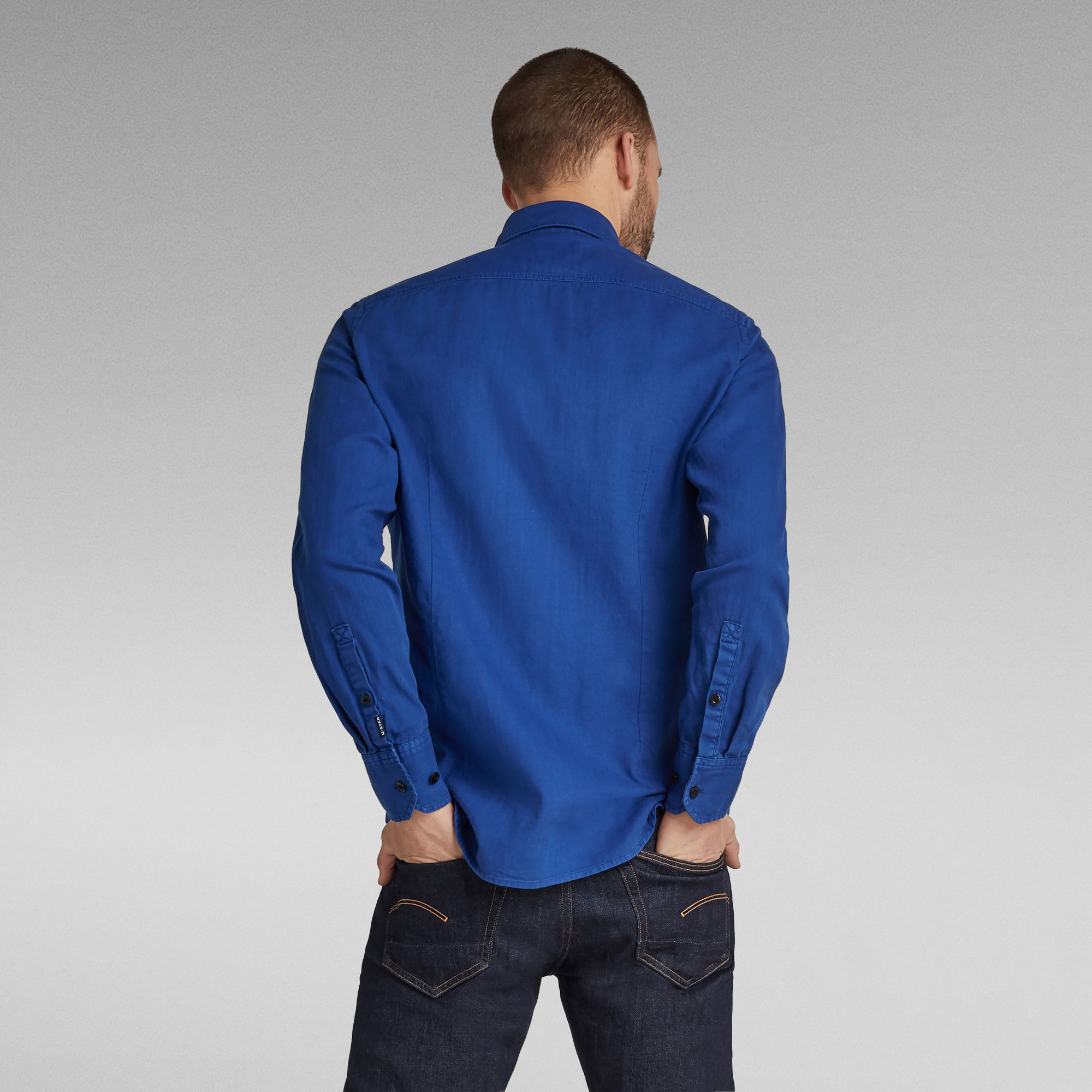 Panelled Pocket Slim Shirt Medium blue GStar RAW®