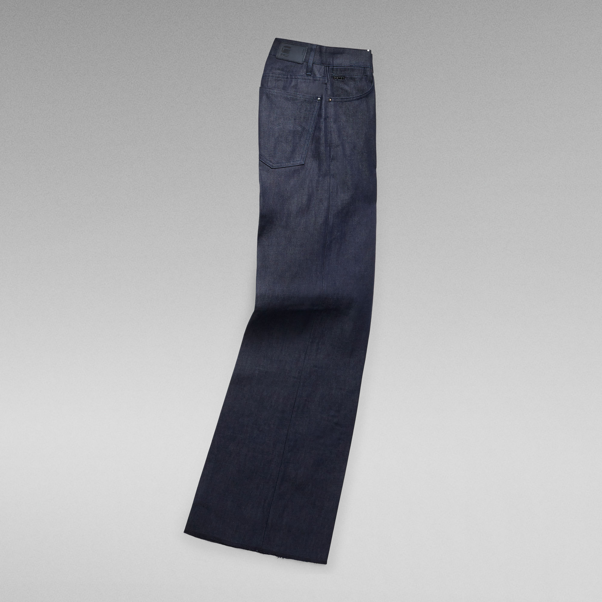 wide leg jeans dark blue