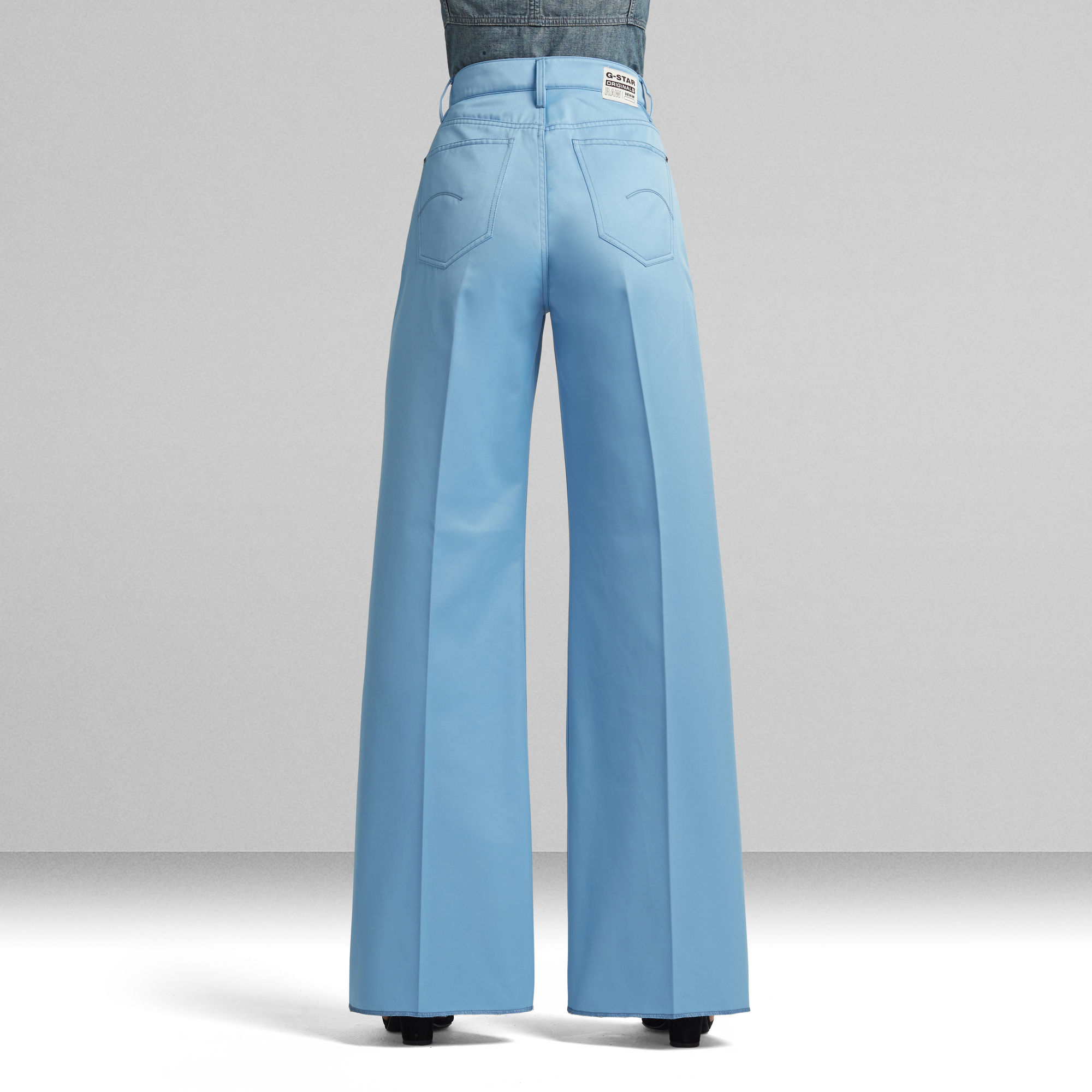 Deck Ultra High Wide Leg Pants Medium blue GStar RAW® Deck Ultra High Wide Leg Pants Medium blue GStar RAW®