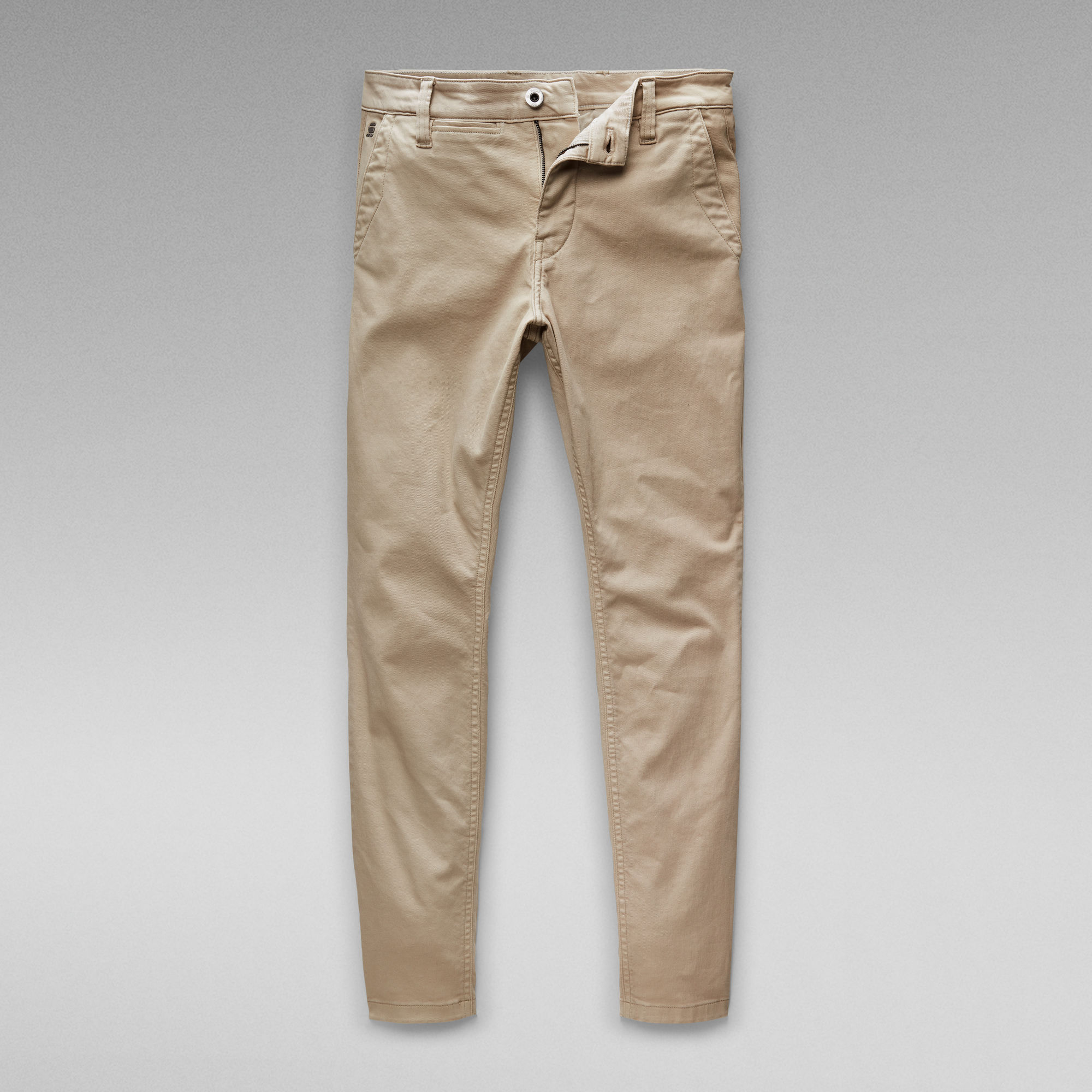 beige skinny chinos