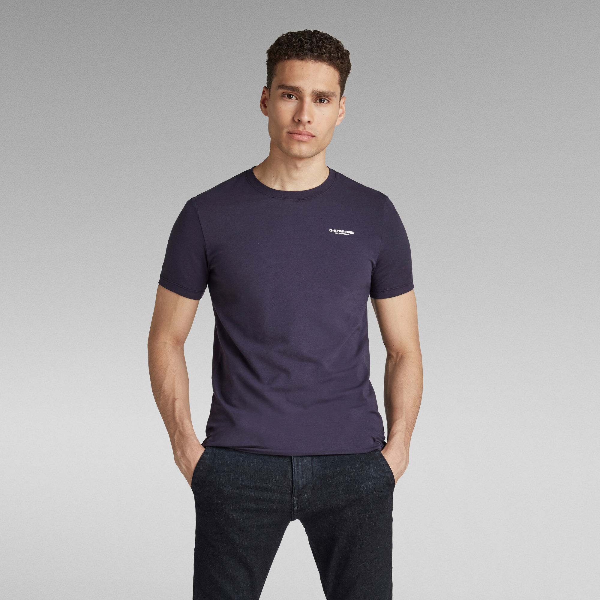 Slim Base T-Shirt | Dark blue | G-Star RAW®