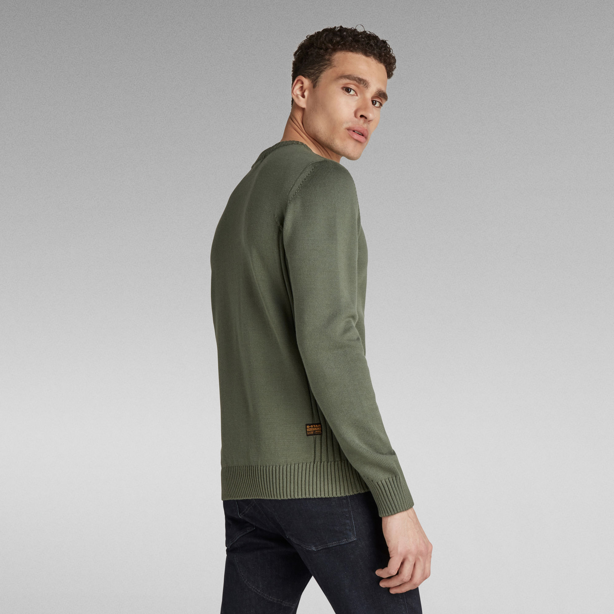 Classic Sport Knitted Sweater Green GStar RAW®