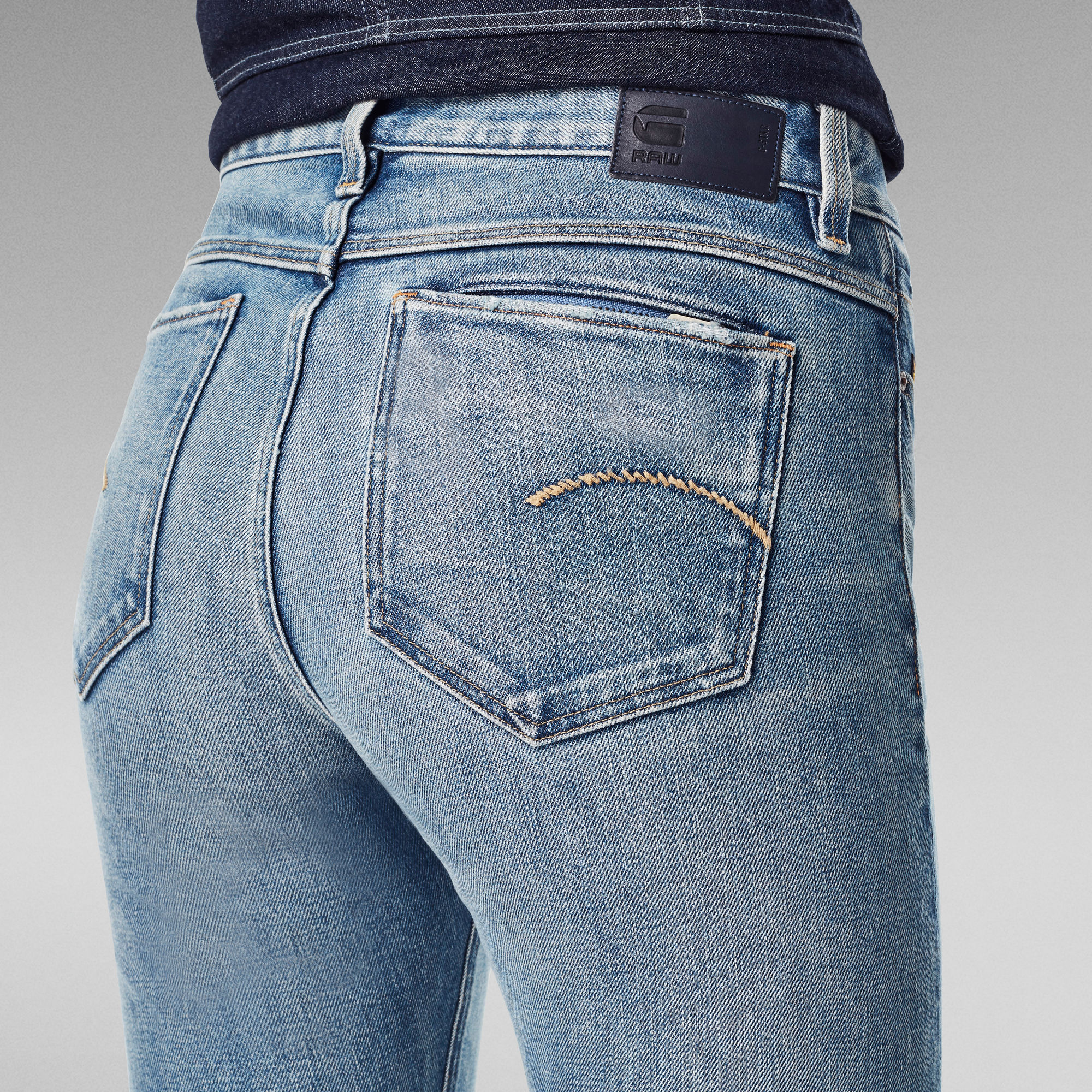 Noxer Straight Selvedge Jeans | Light blue | G-Star RAW®