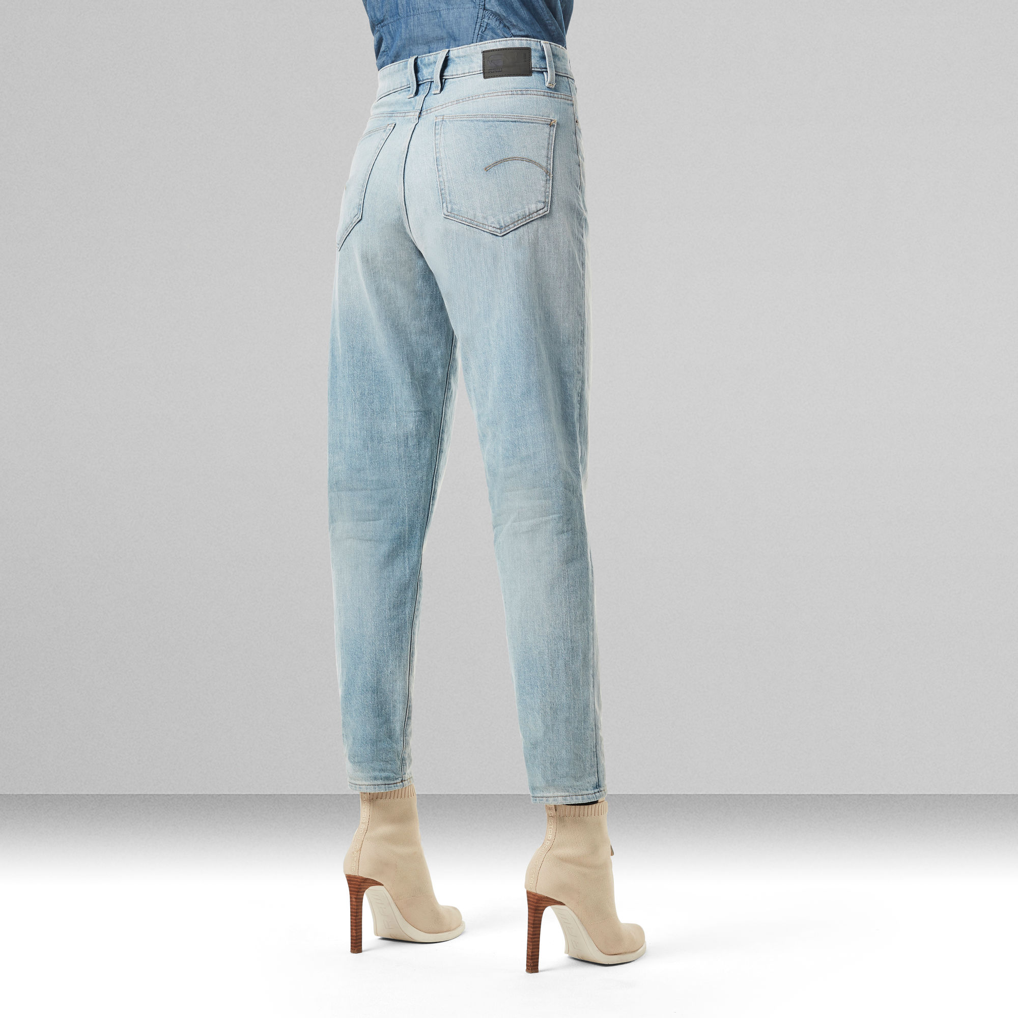 mom jeans light blue