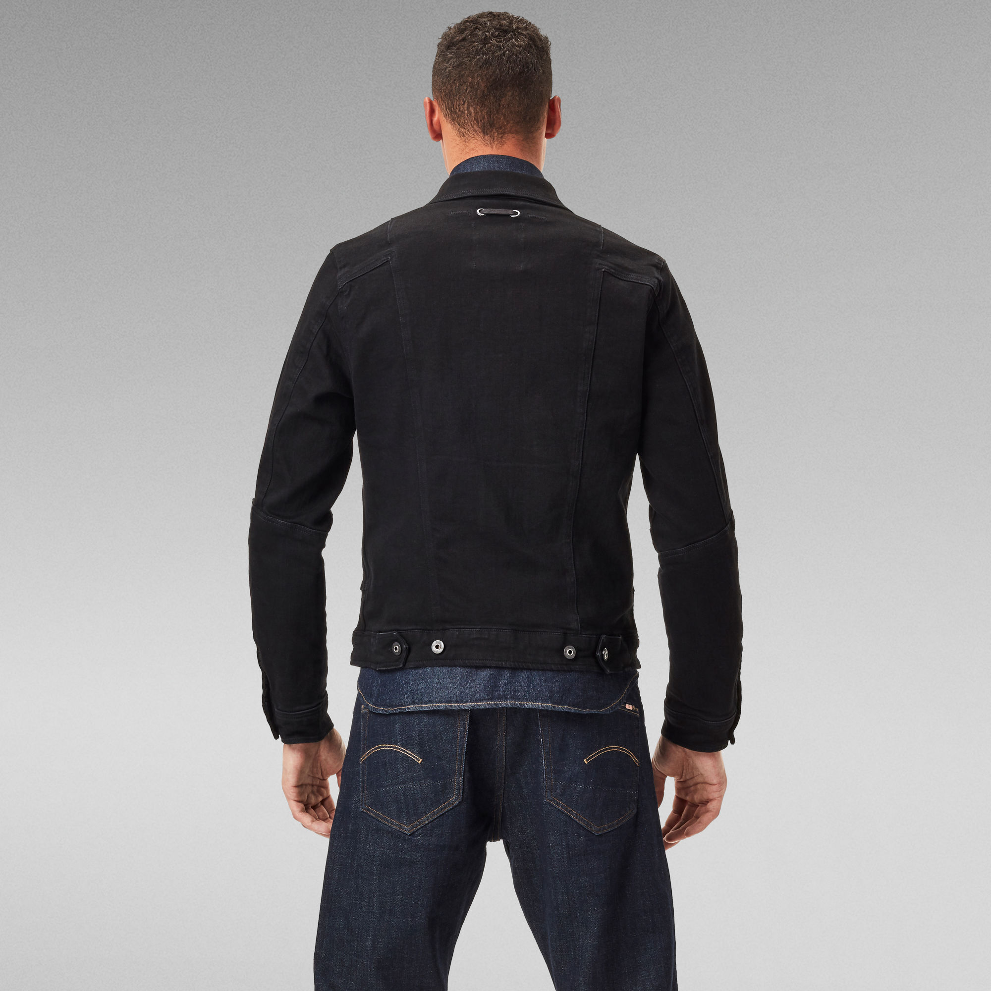 Air Force Denim Jacket Men Black GStar RAW®