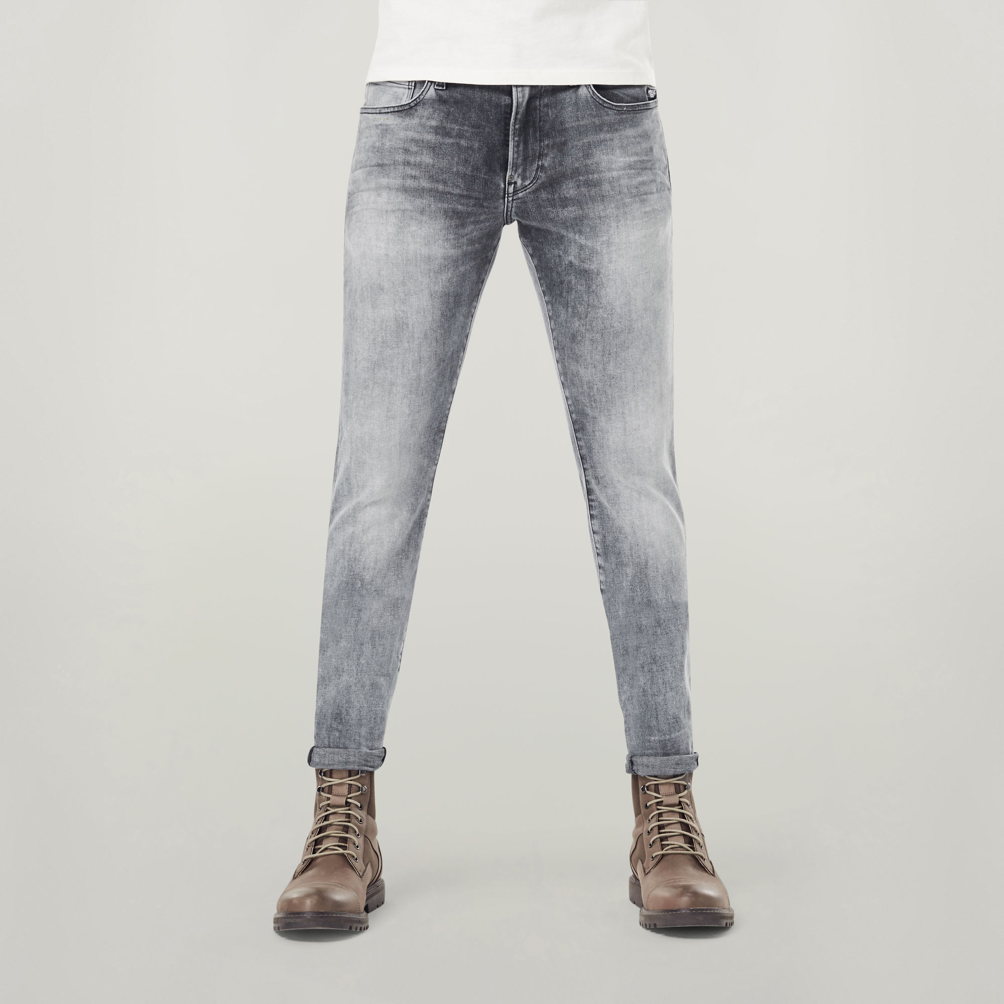 grey cargo skinny jeans