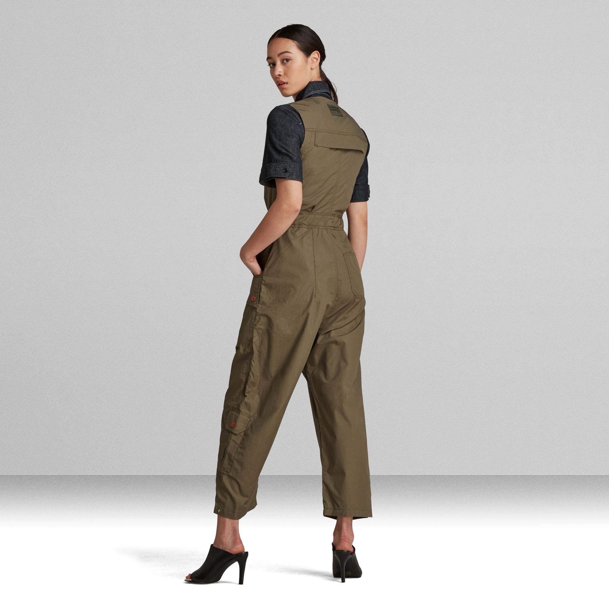 Sleeveless Jumpsuit Green GStar RAW®