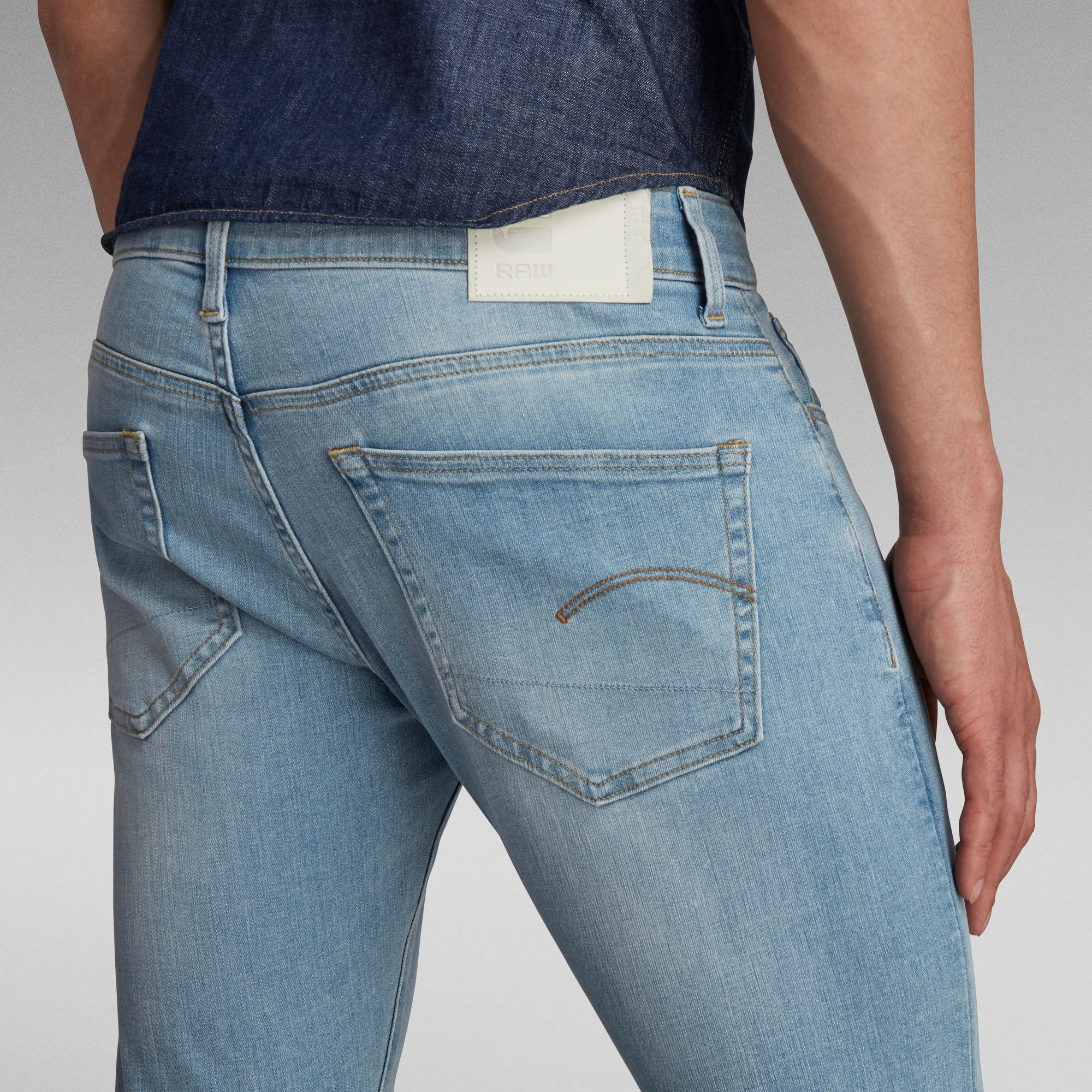 3301 Deconstructed Skinny Jeans | Medium blue | G-Star RAW®
