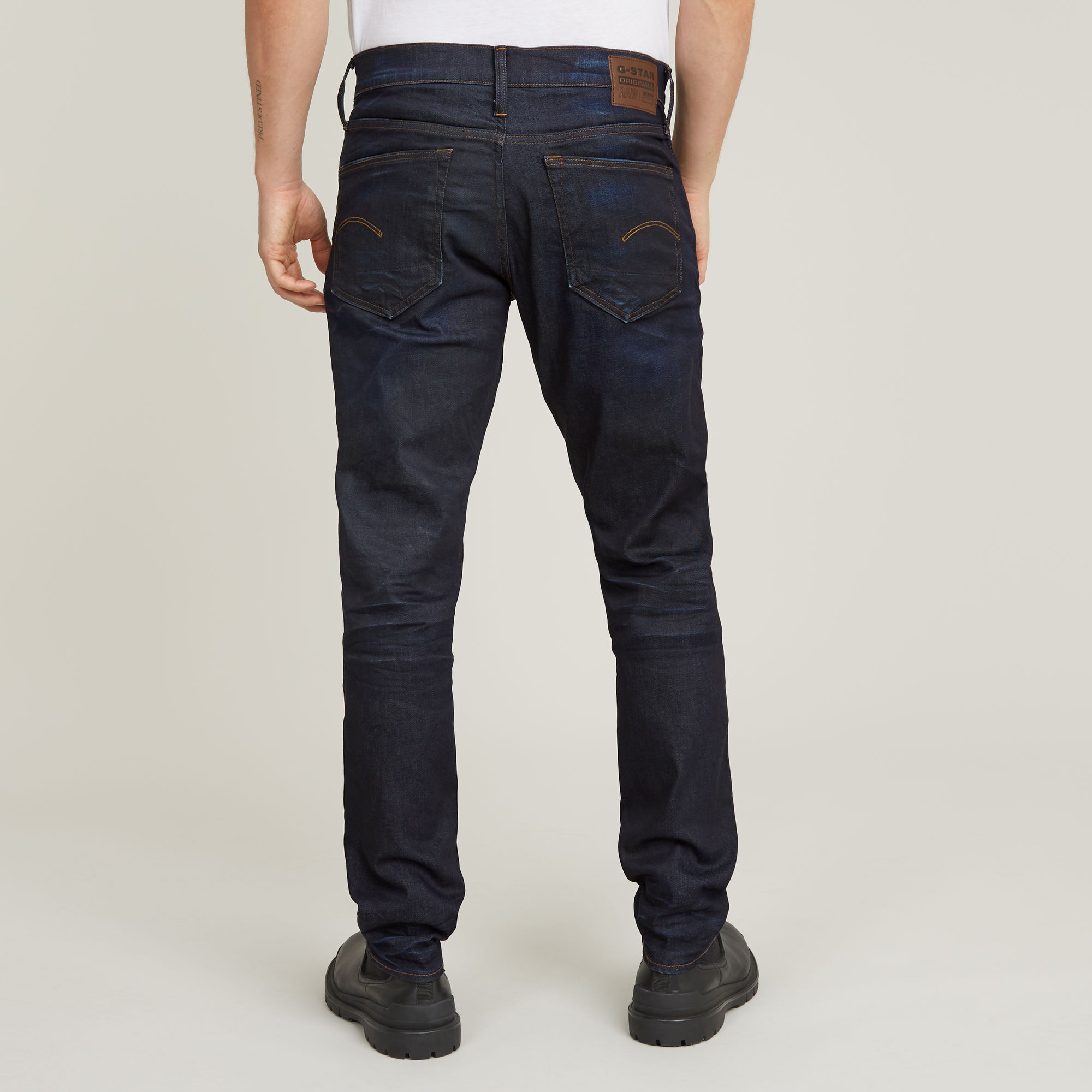 3301 Straight Tapered Jeans Dark Aged GStar RAW®