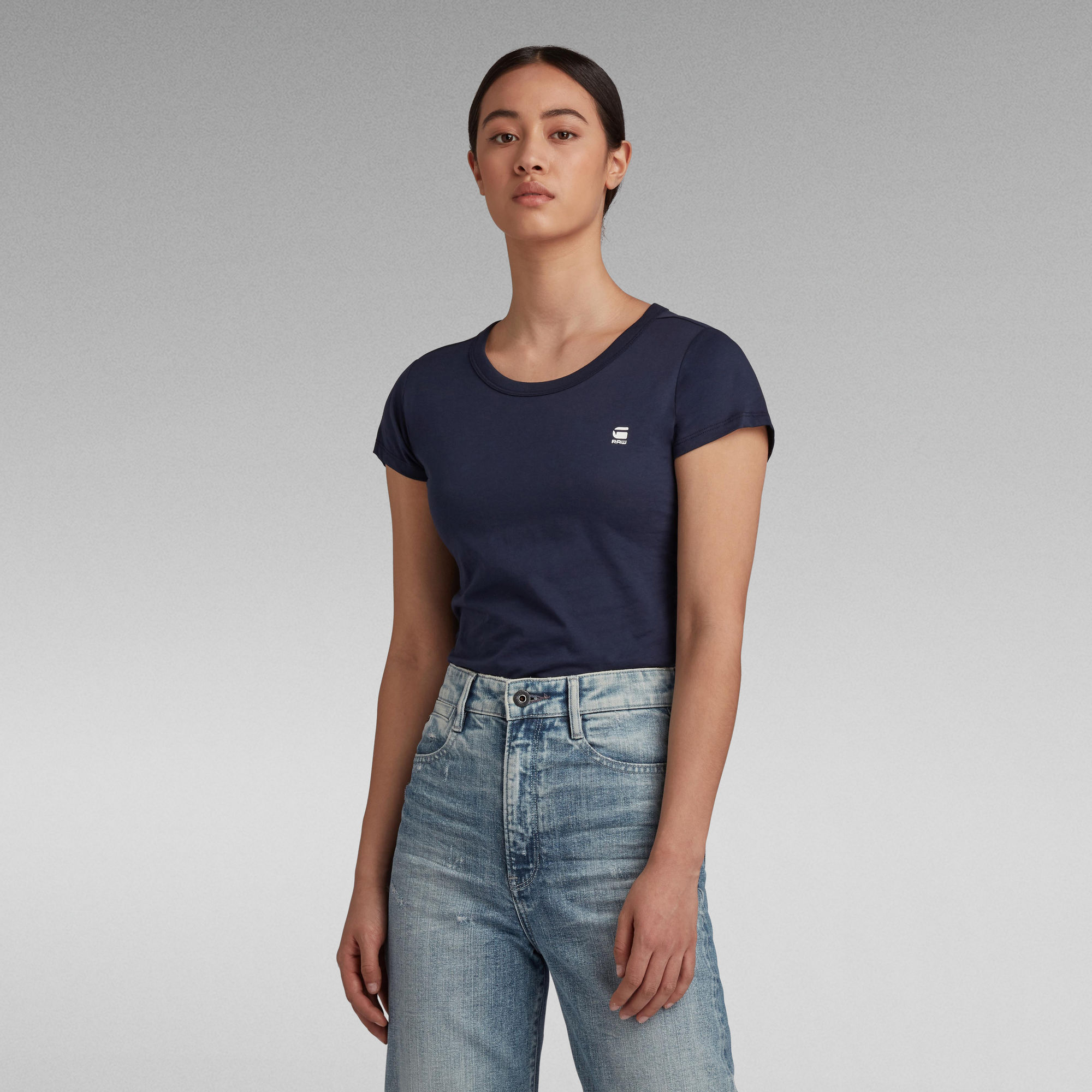 Eyben Slim T-Shirt | Dark blue | G-Star RAW®