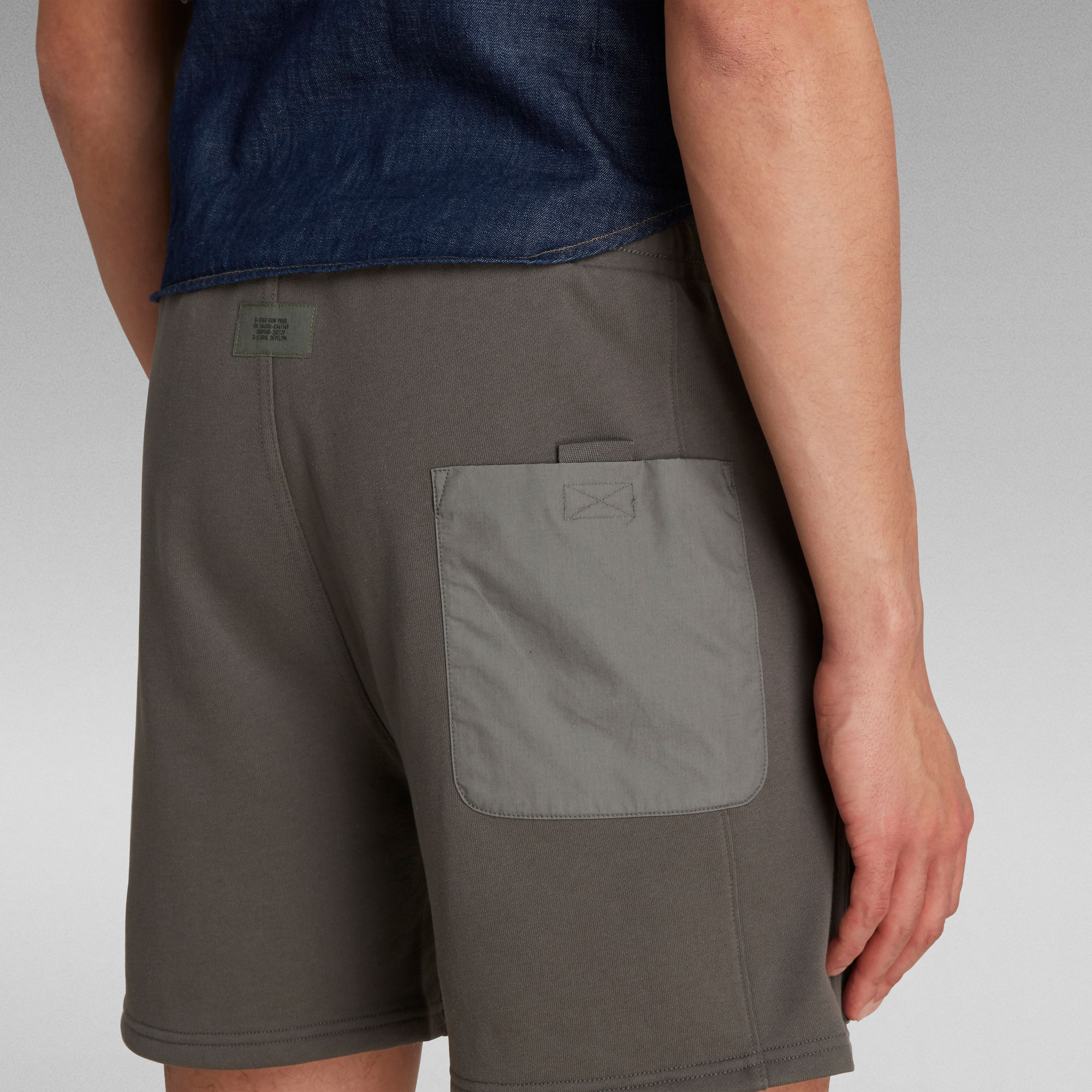 Mixed Woven Cargo Sweat Shorts Grey GStar RAW®