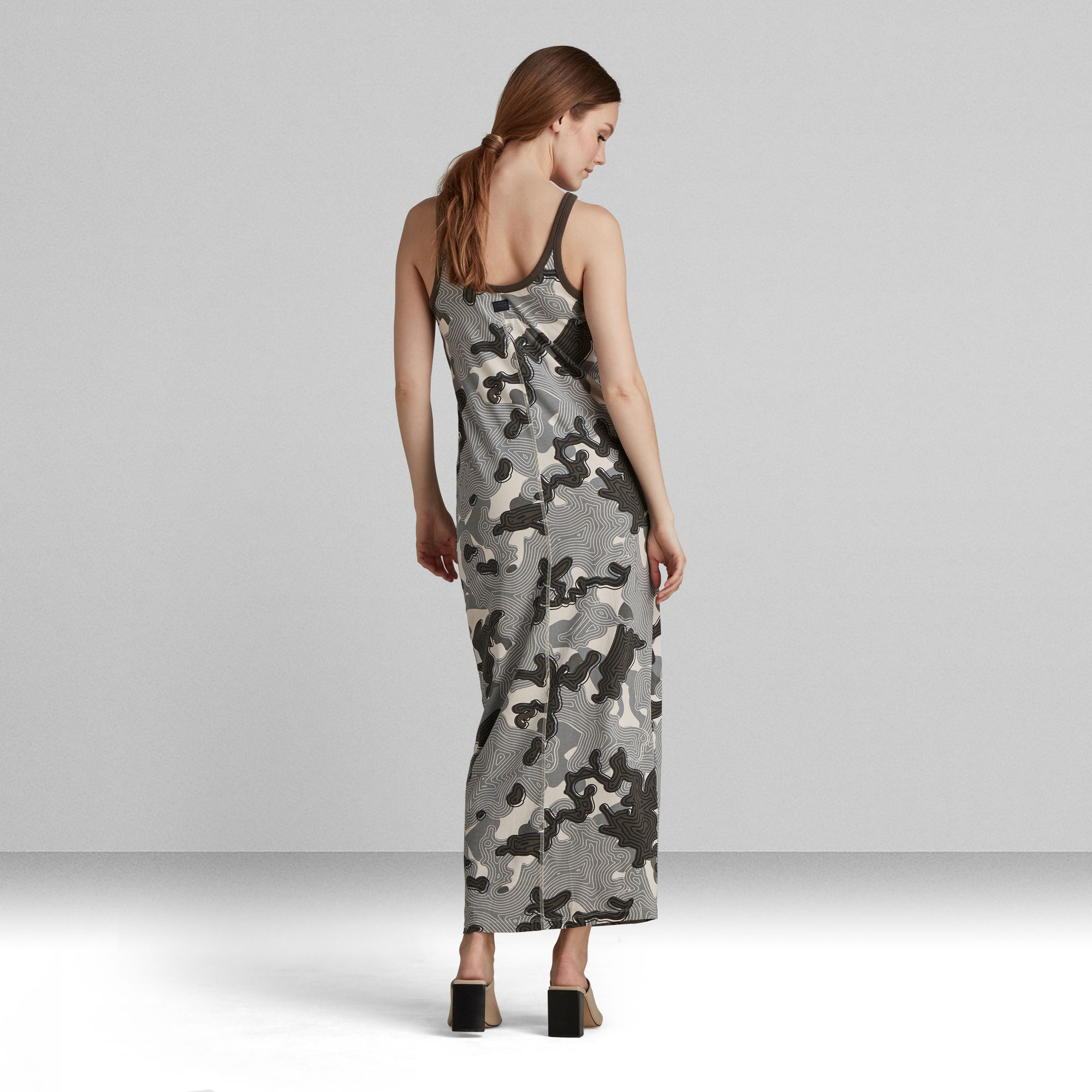 AOP Maxi Tank Top Dress Multi color GStar RAW®