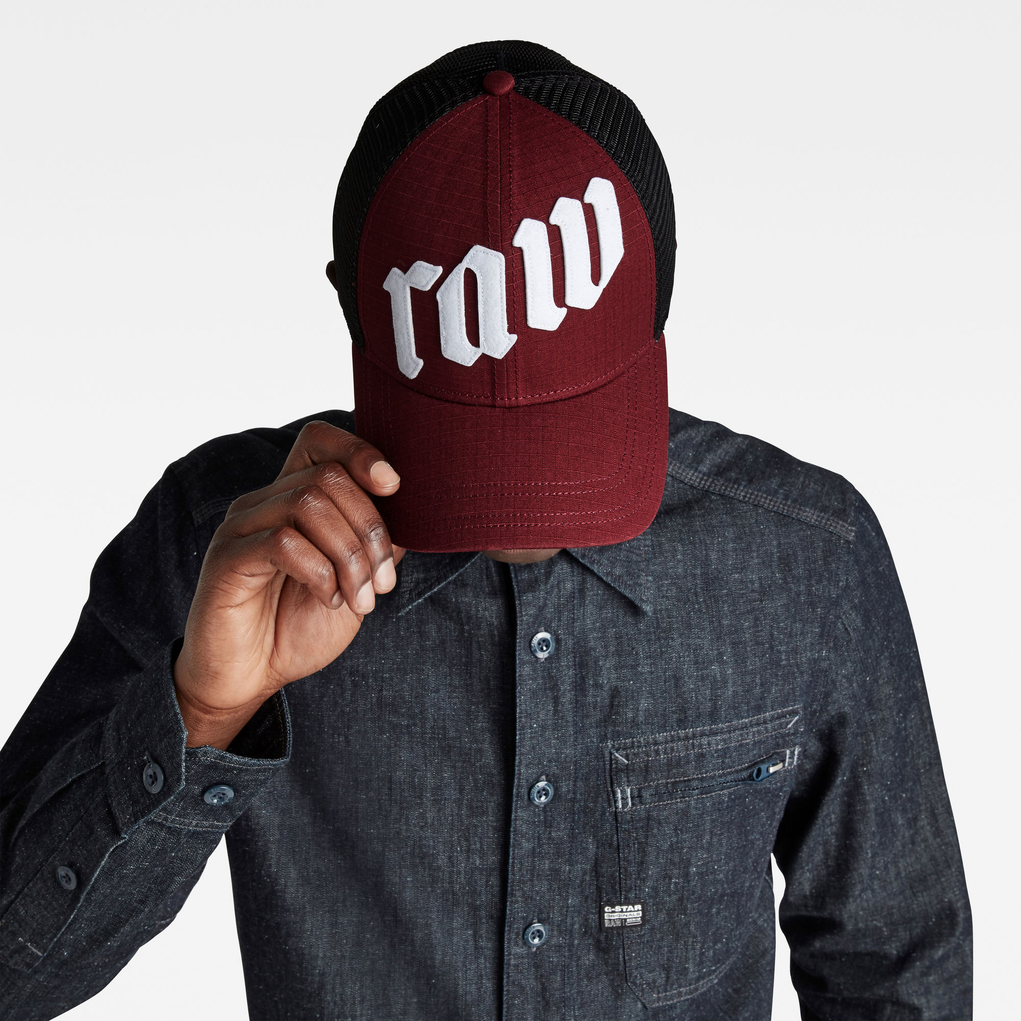 Felt Baseball Trucker Cap パープル GStar RAW®