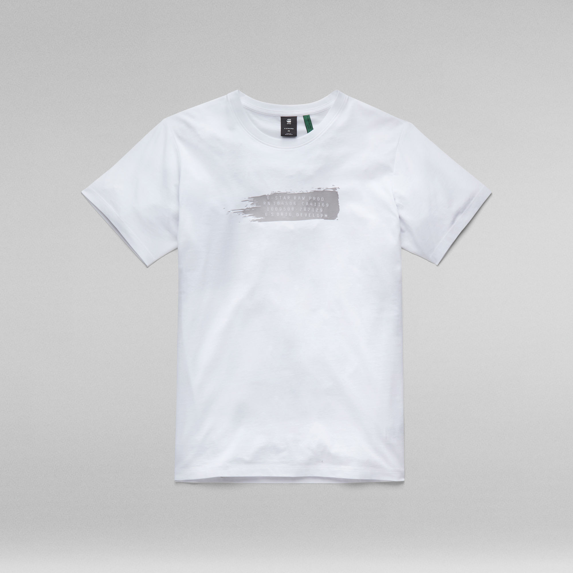 Paint Graphic TShirt Men White GStar RAW®