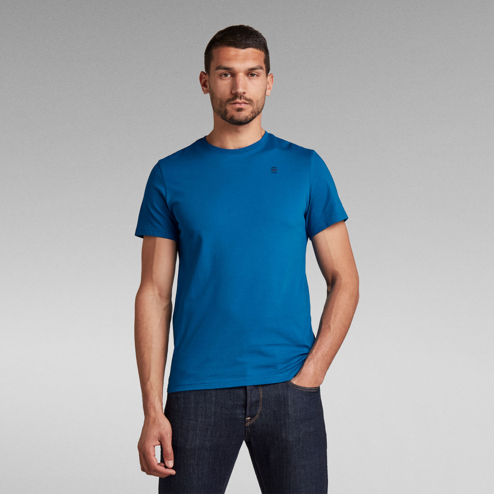 Base-S T-Shirt | Medium blue | G-Star RAW®