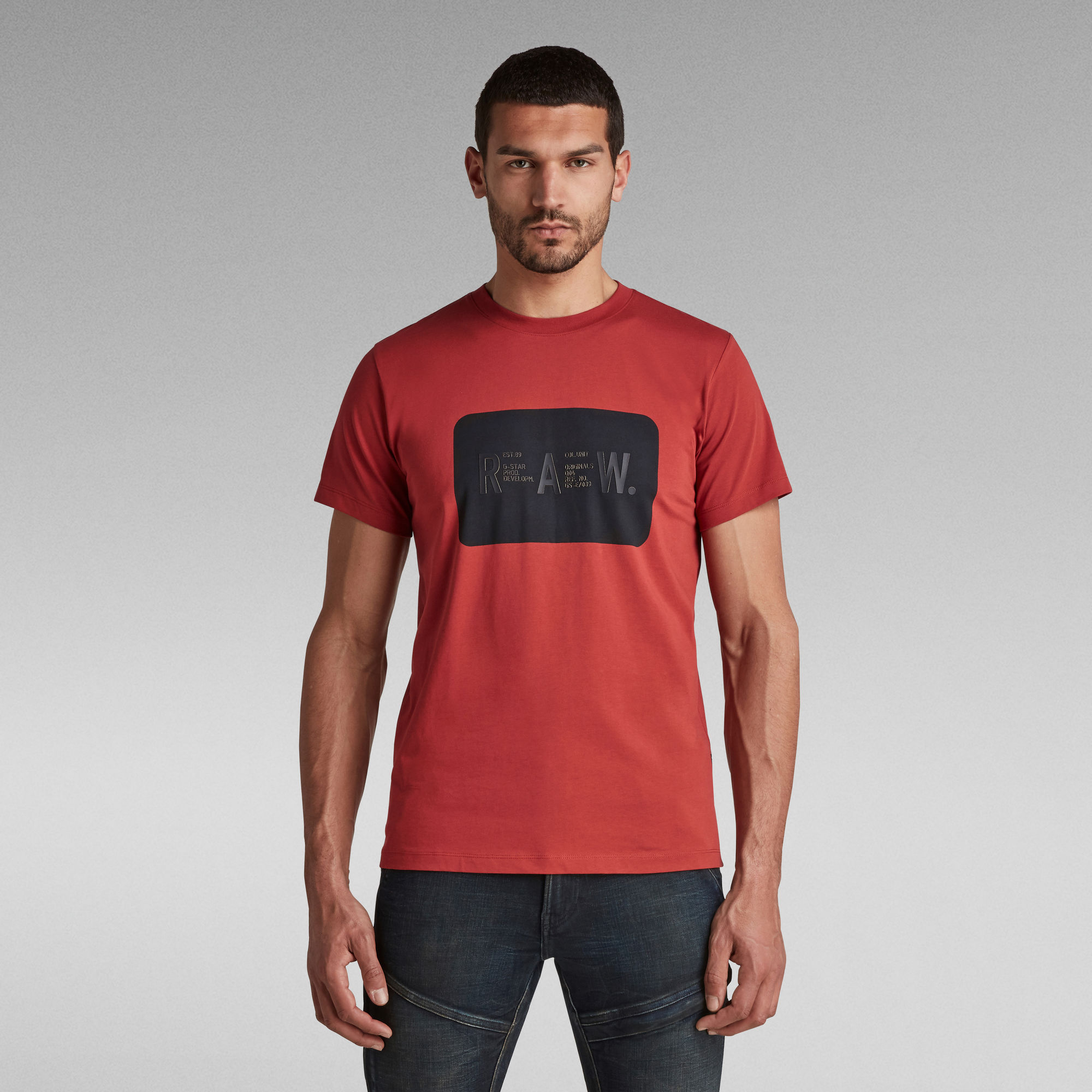 RAW. Double Layer T-Shirt | Red | G-Star RAW®