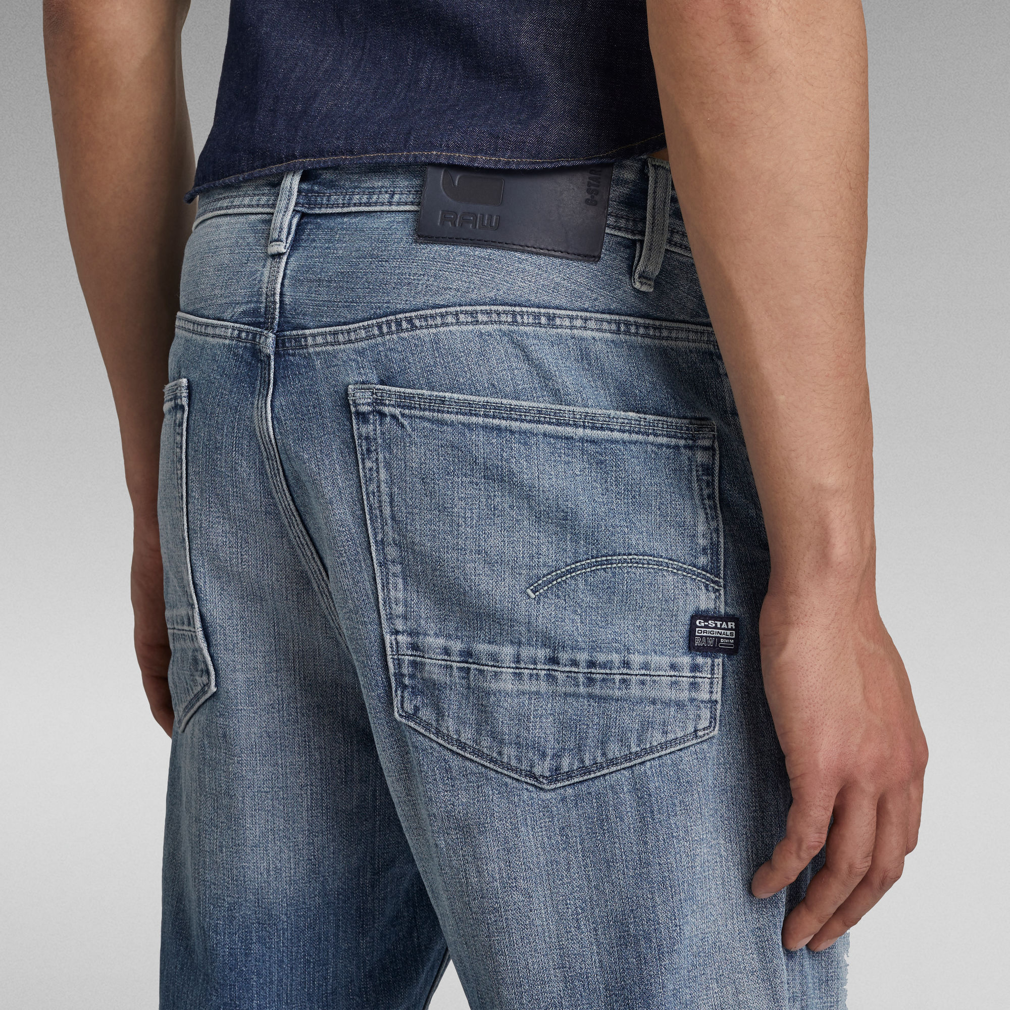 Grip 3D Relaxed Tapered Jeans Medium blue GStar RAW®