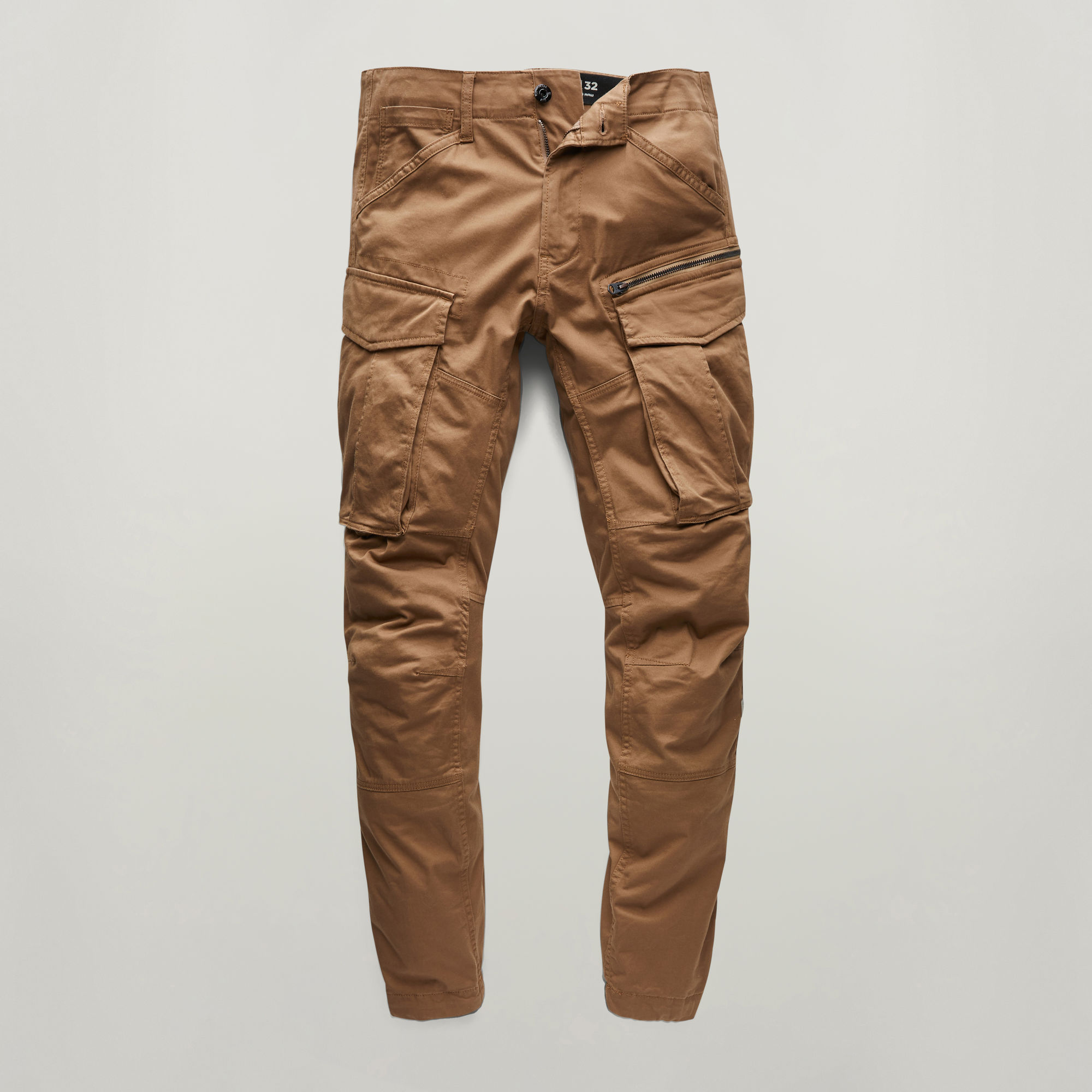 Rovic Zip 3D Straight Tapered Pants Brown GStar RAW®