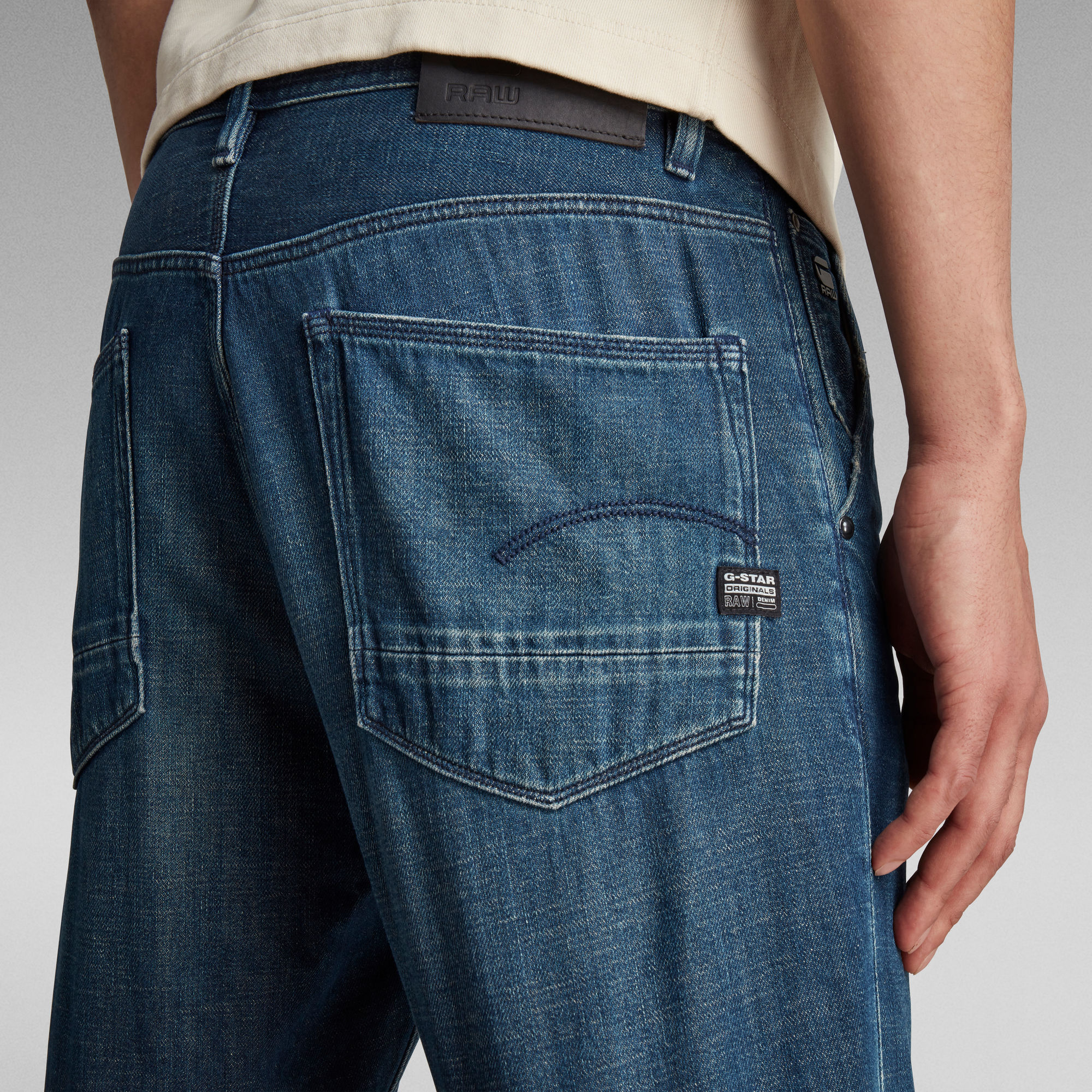 Grip 3D Relaxed Tapered Jeans Dark blue GStar RAW®