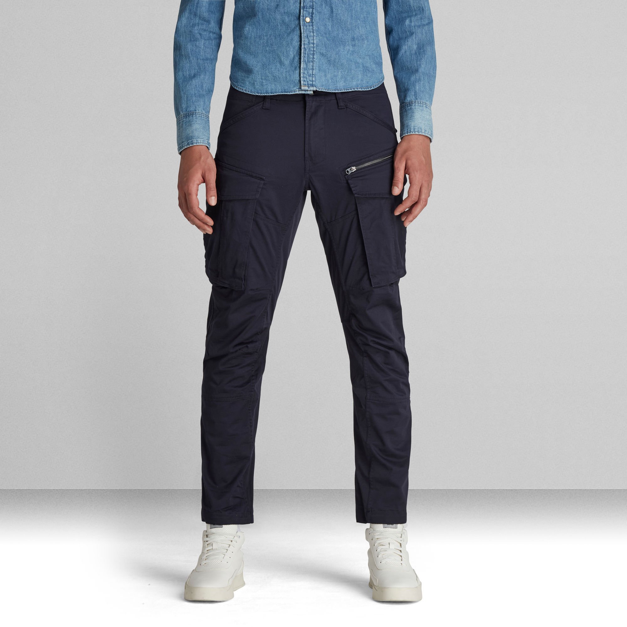 rovic zip 3d straight tapered pant