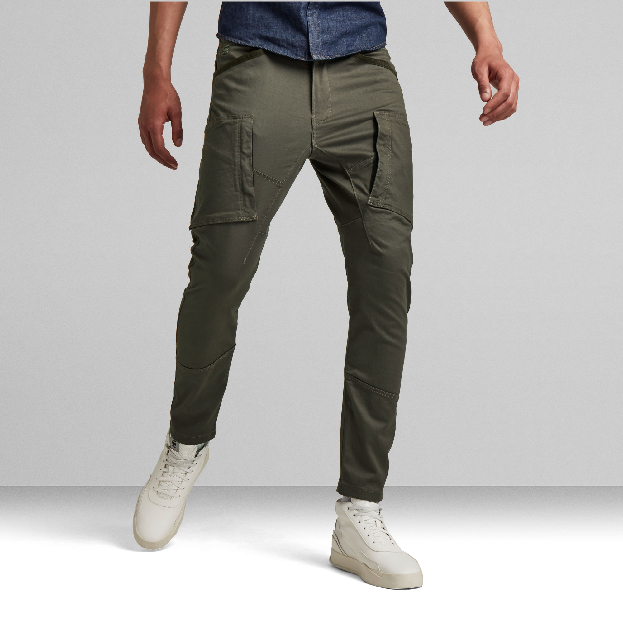 Zip Pocket 3D Skinny Cargo Pants グレー GStar RAW® JP