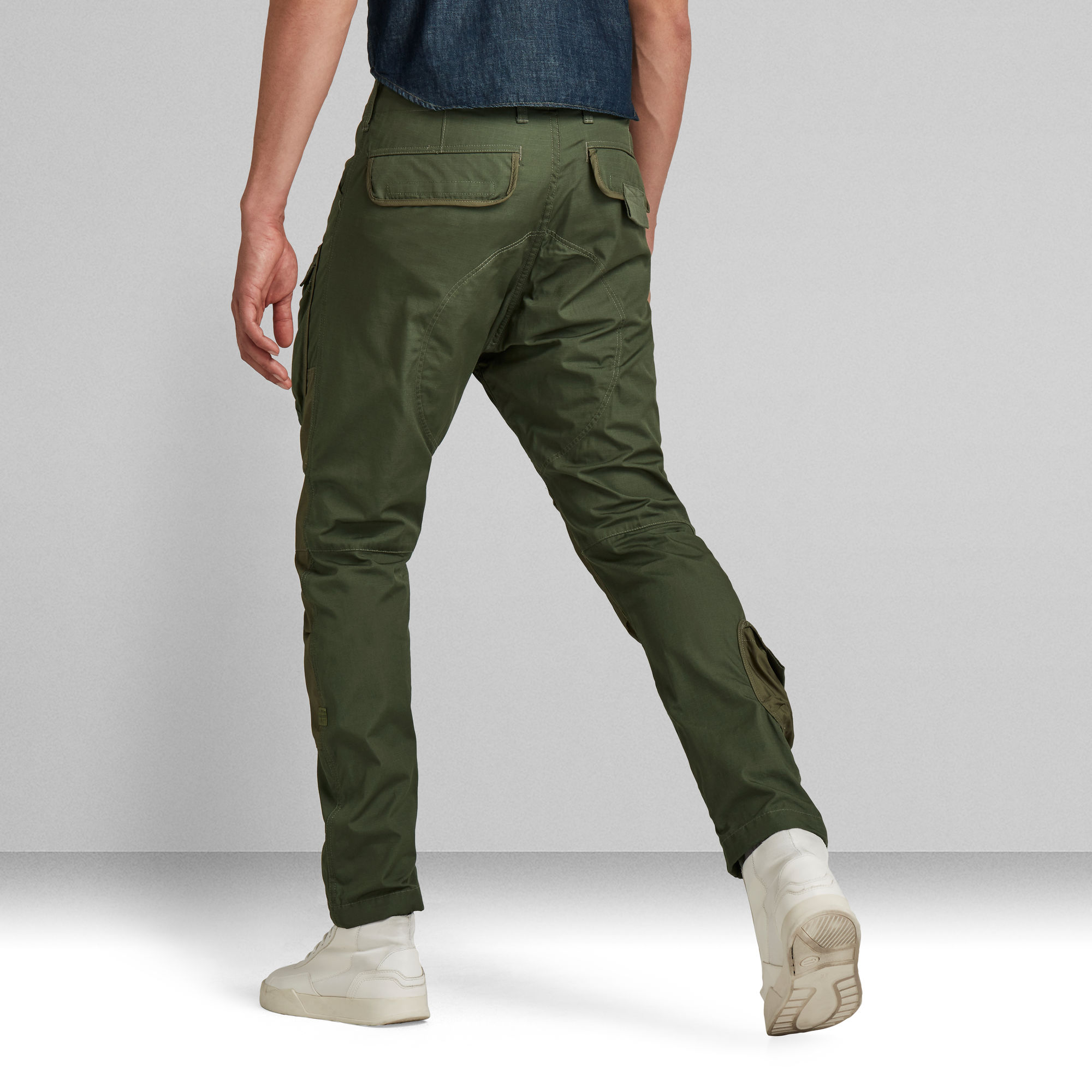 3D Straight Tapered Cargo Pants Green GStar RAW®