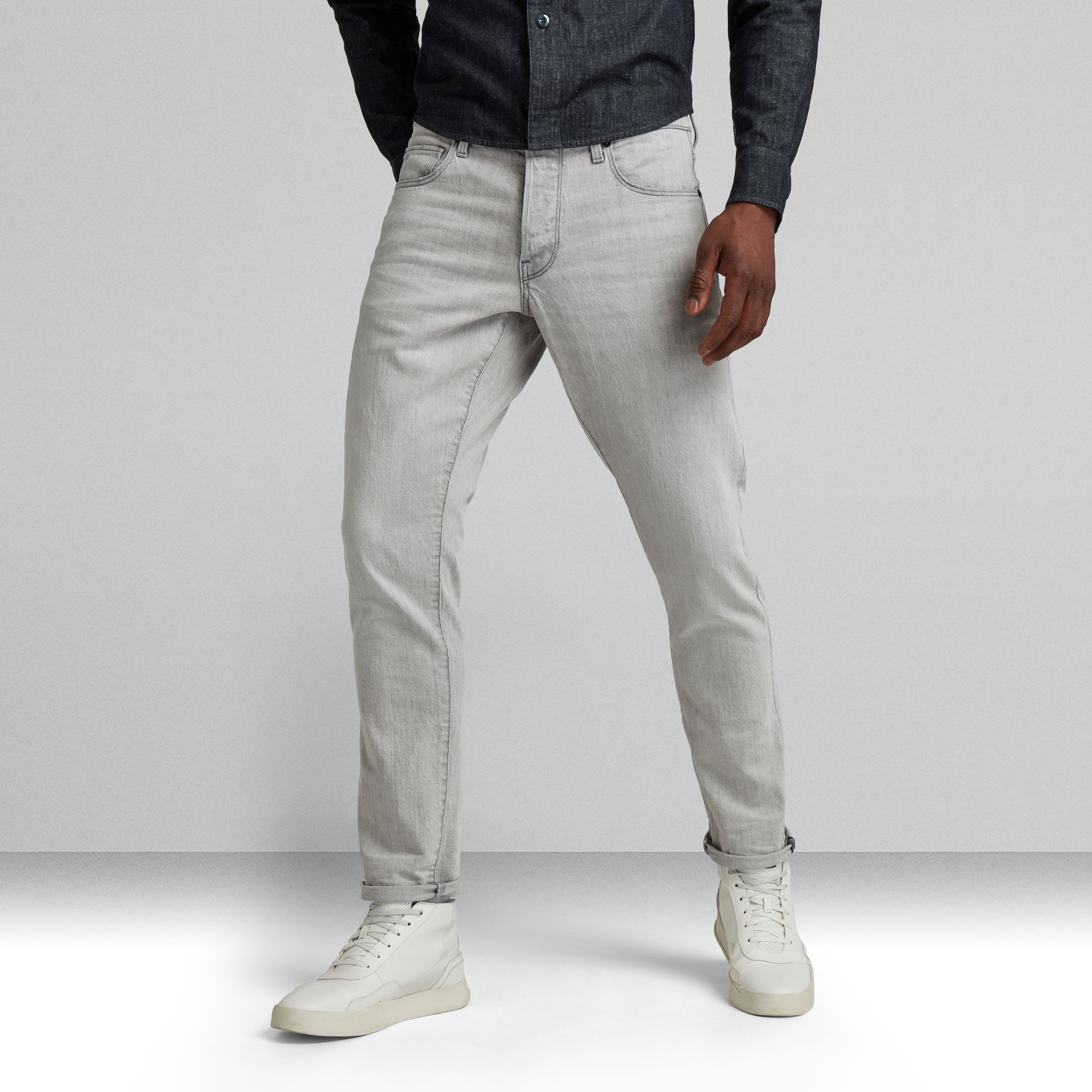 3301 Regular Tapered Jeans Grey GStar RAW®