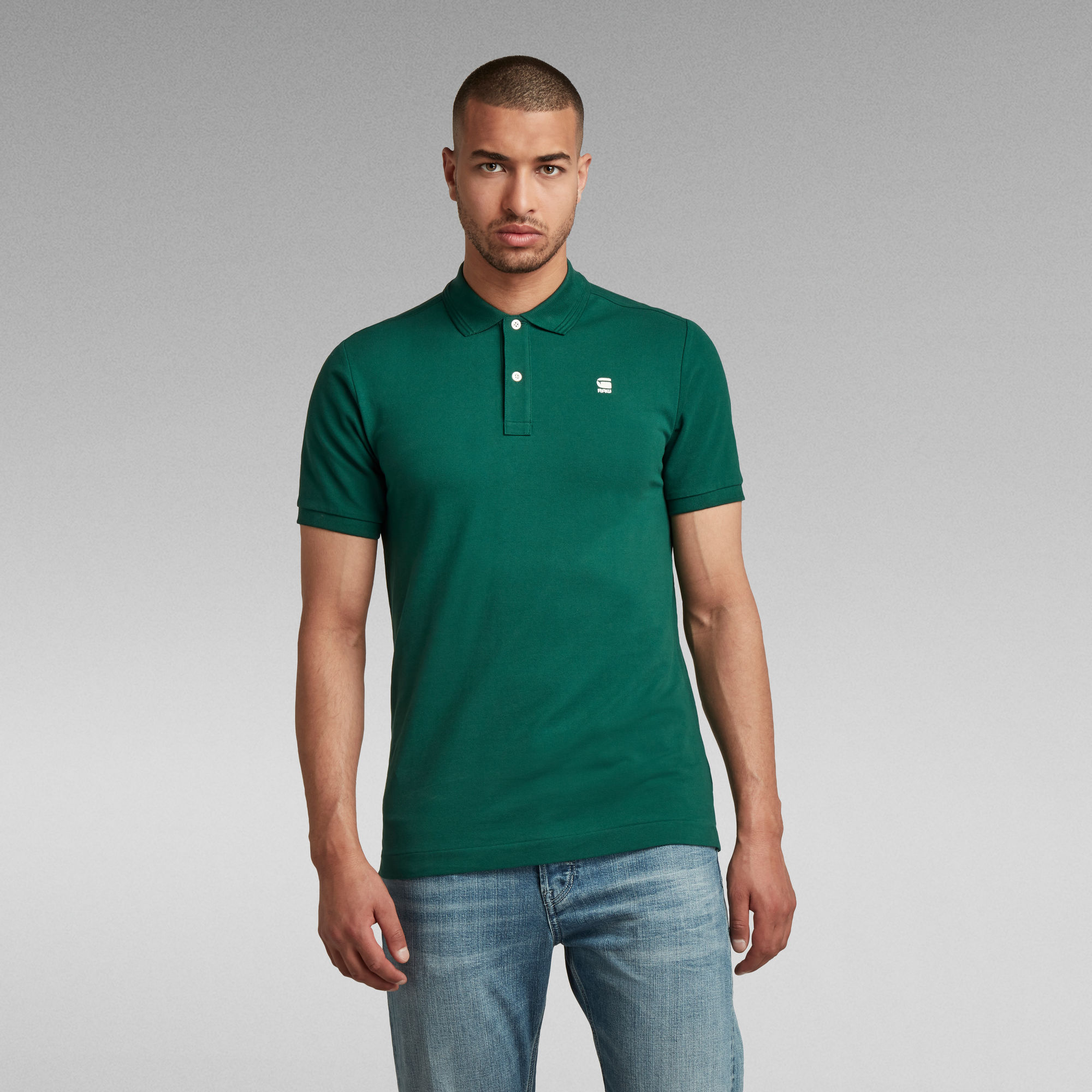 Dunda Slim Polo | Green | G-Star RAW®