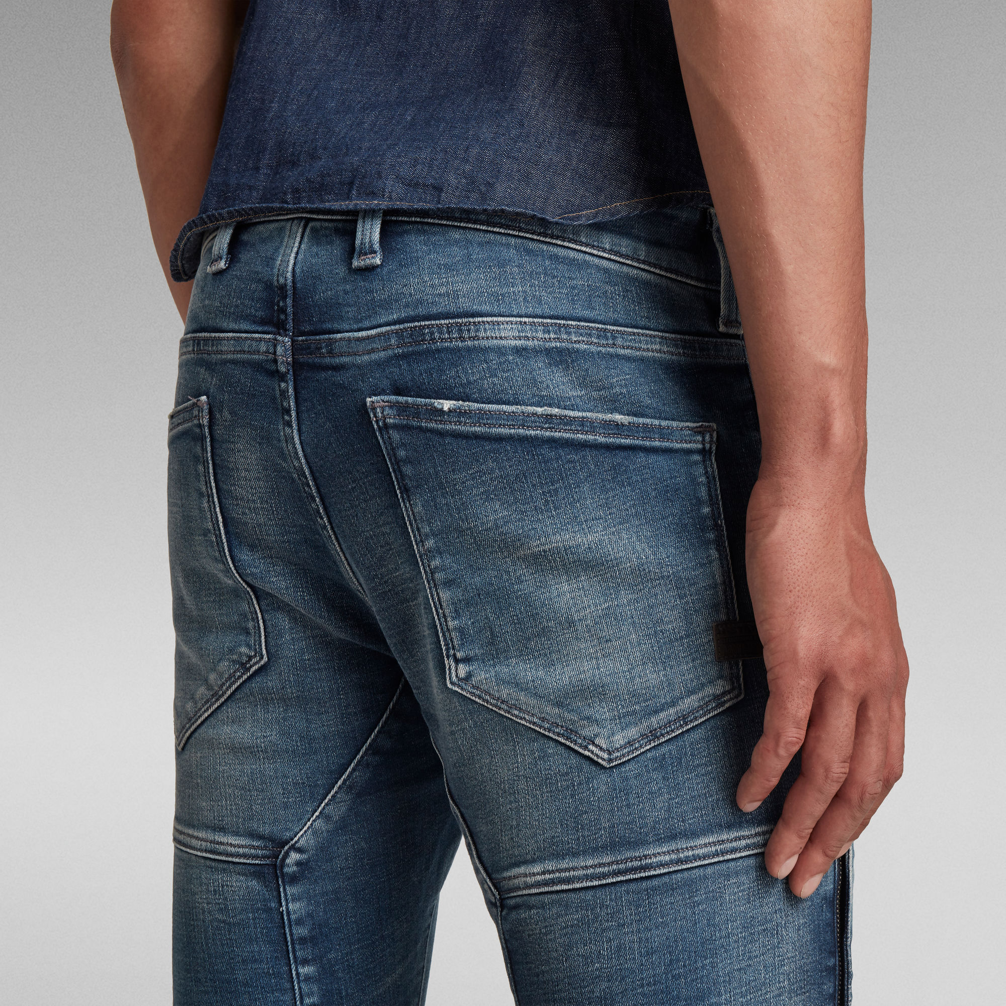 Rackam 3D Skinny Jeans | Medium blue | G-Star RAW®