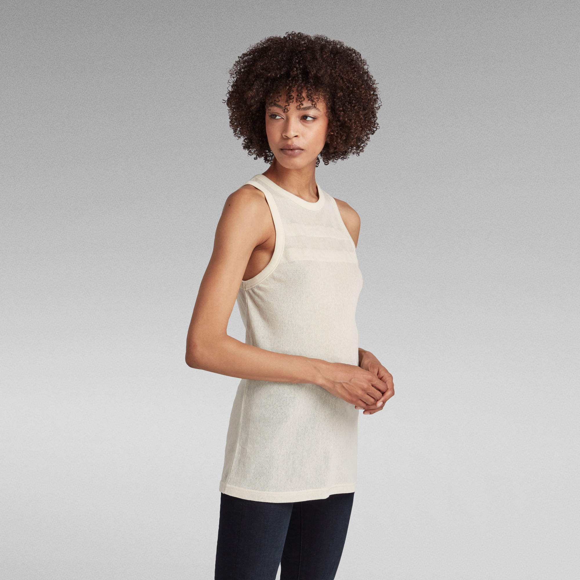 Fine Mesh Tank Top White GStar RAW®