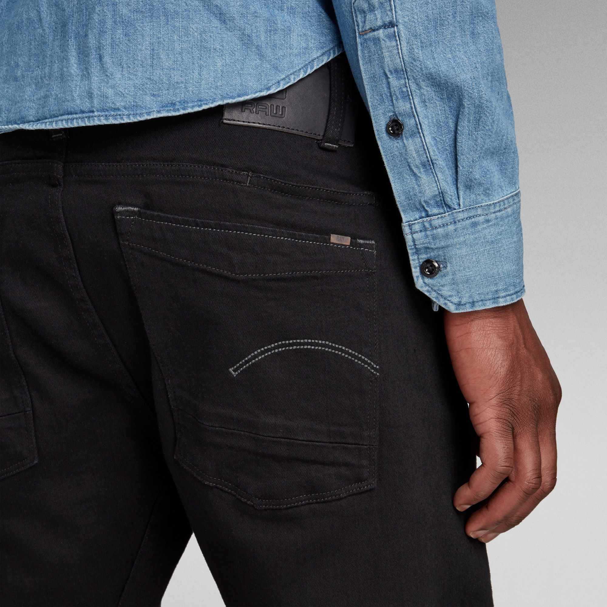 Scutar 3D Slim Tapered Jeans | Black | G-Star RAW®