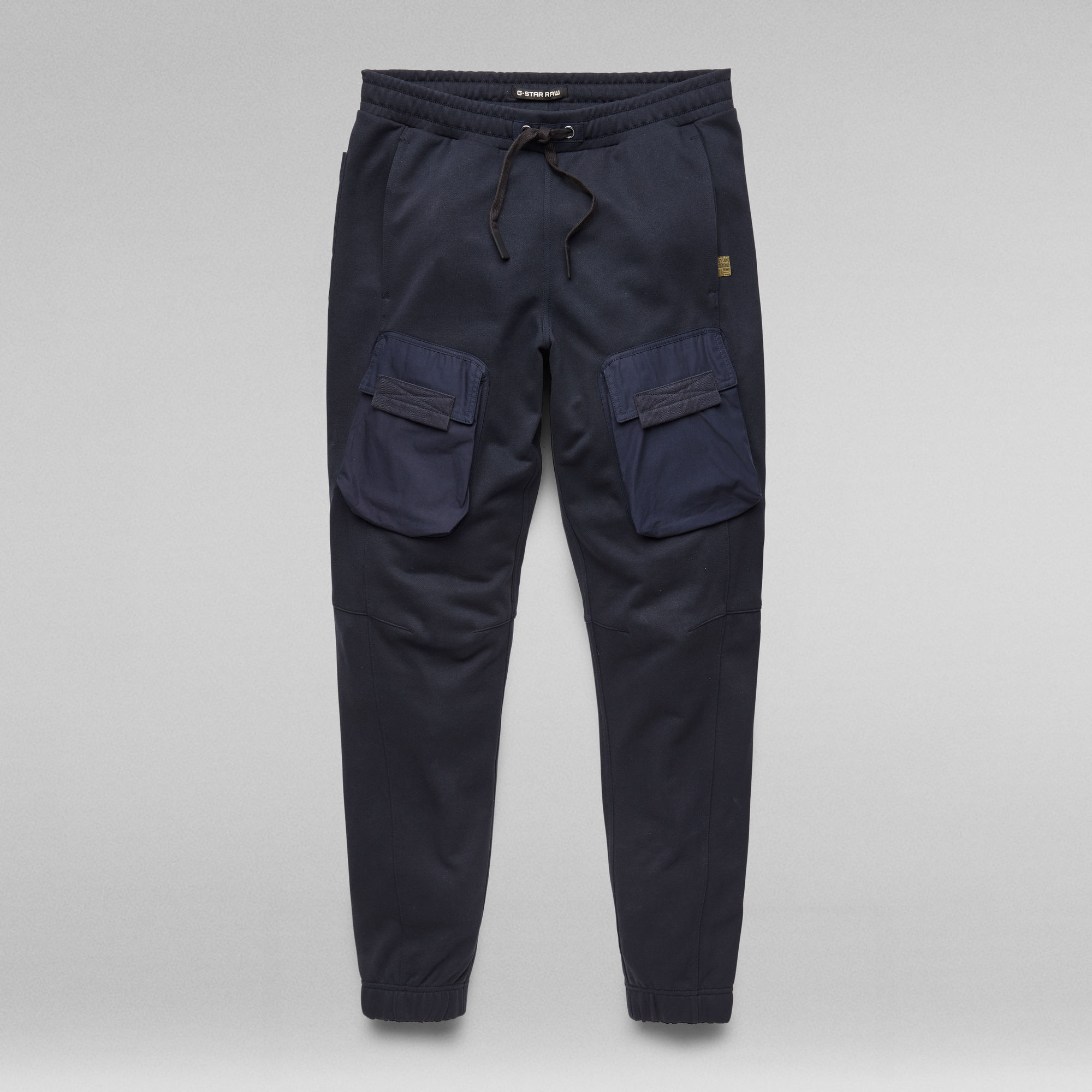 blue cargo sweatpants