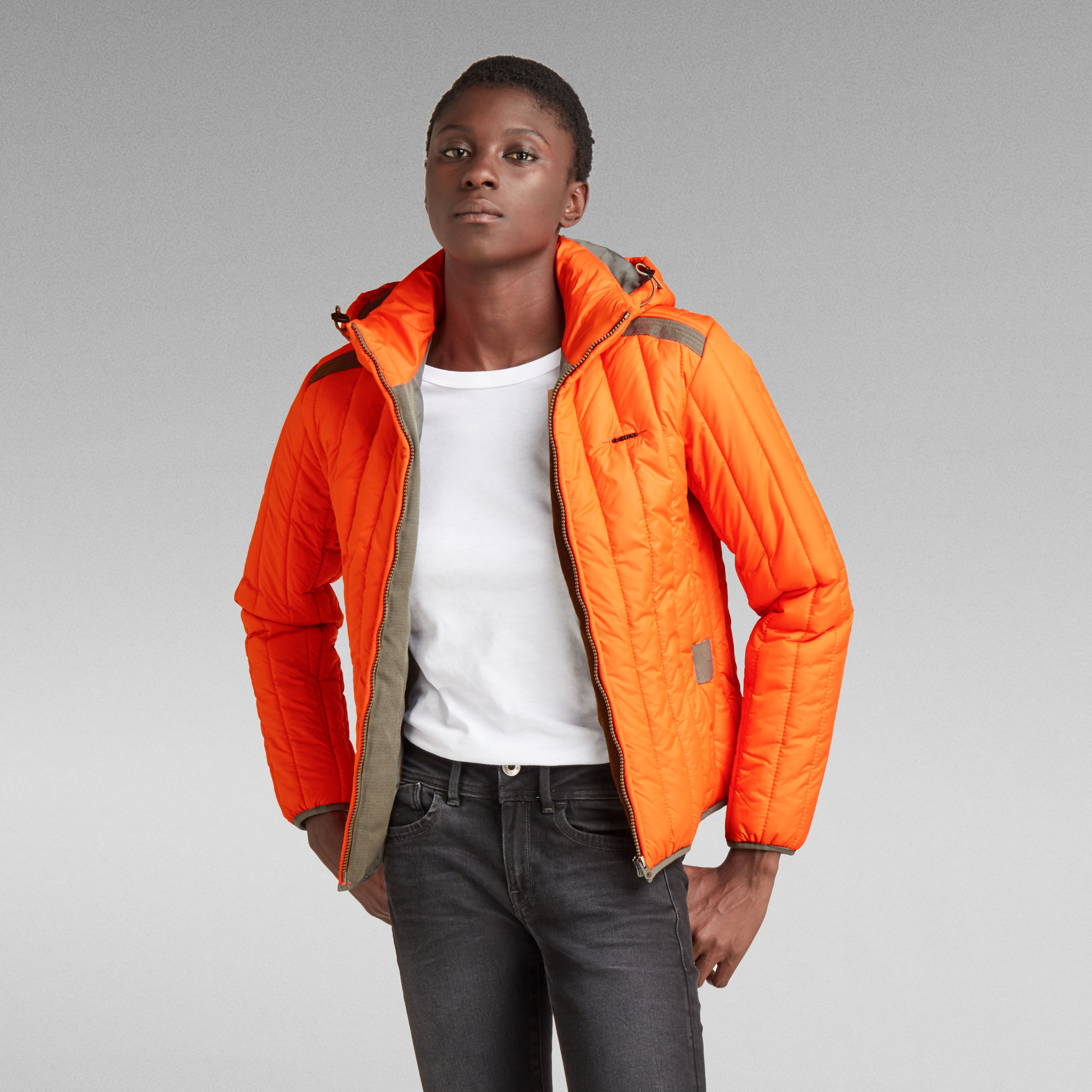 Chaqueta G-STAR Meefic | Acolchada Vertical | Impermeable | Mujer