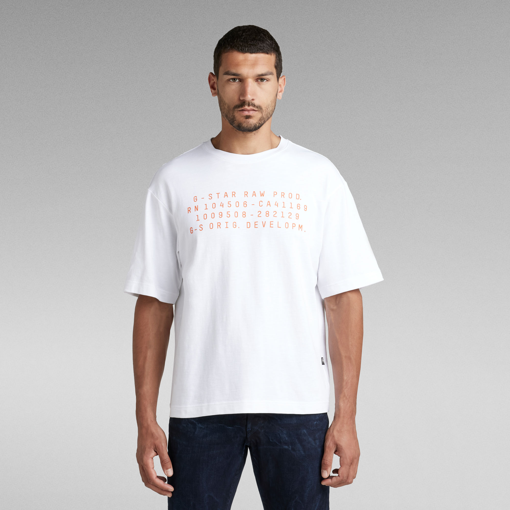 Text Graphic Loose T-Shirt | White | G-Star RAW®