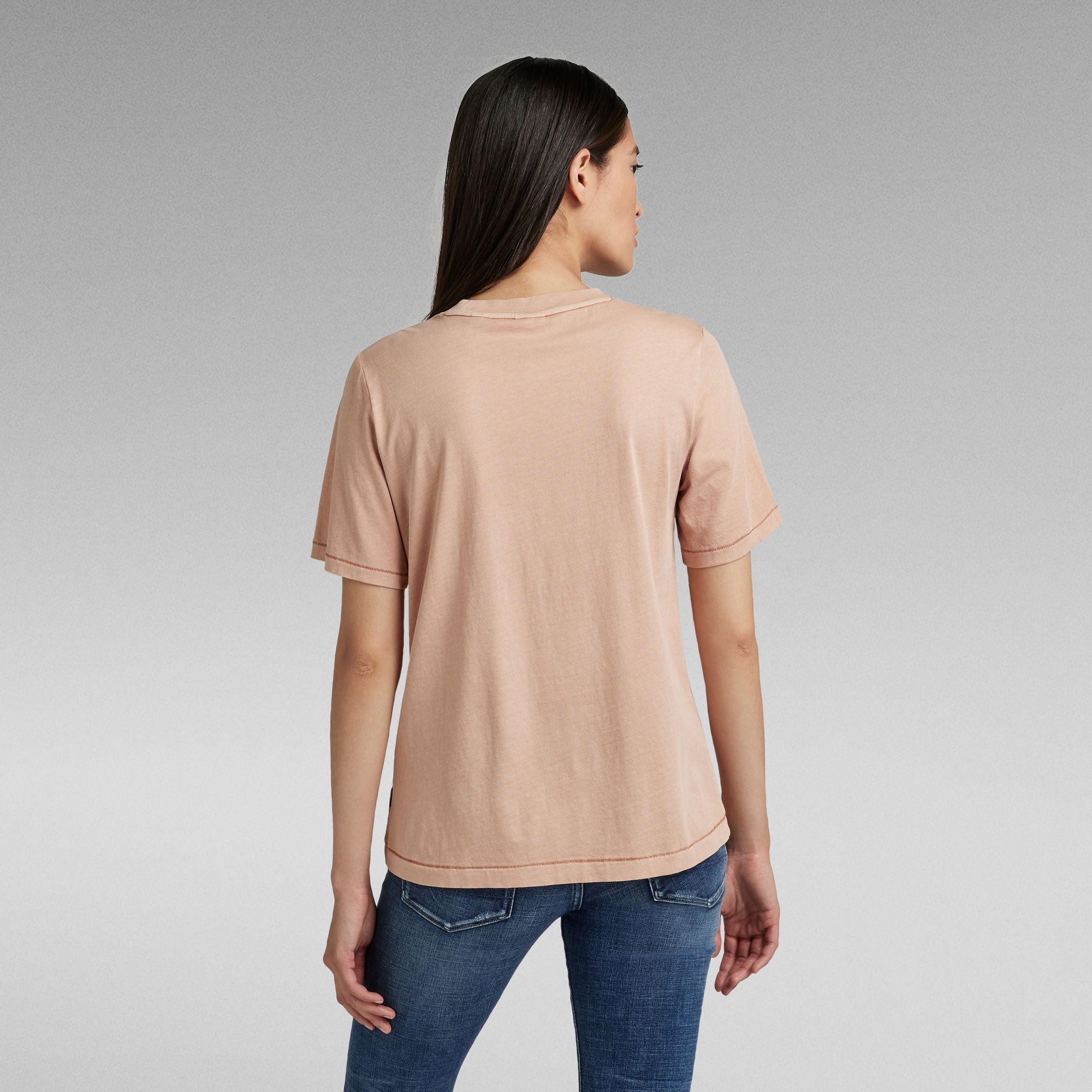 Regular Fit Overdyed T-Shirt | Pink | G-Star RAW®