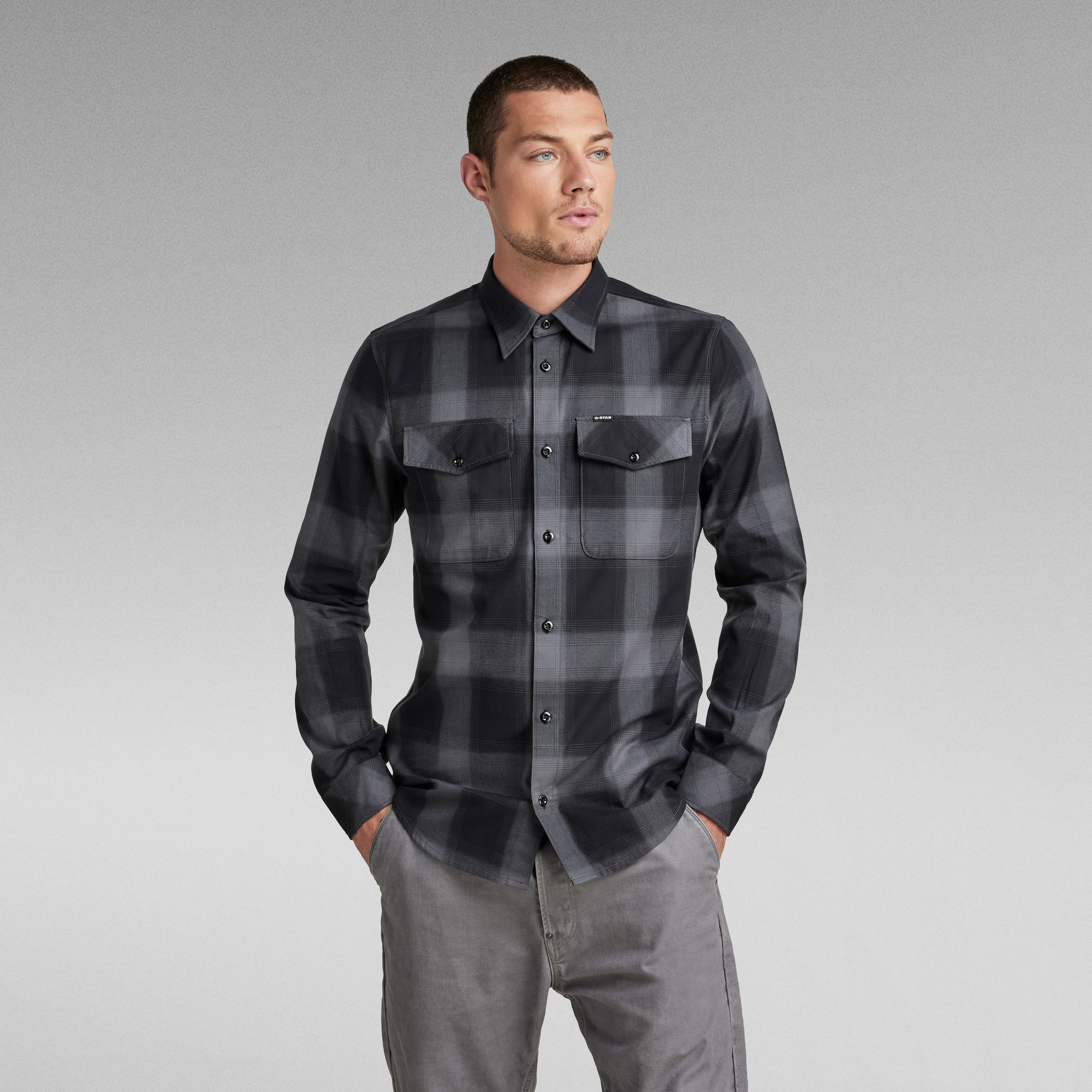 Marine Slim Shirt Multi color GStar RAW®